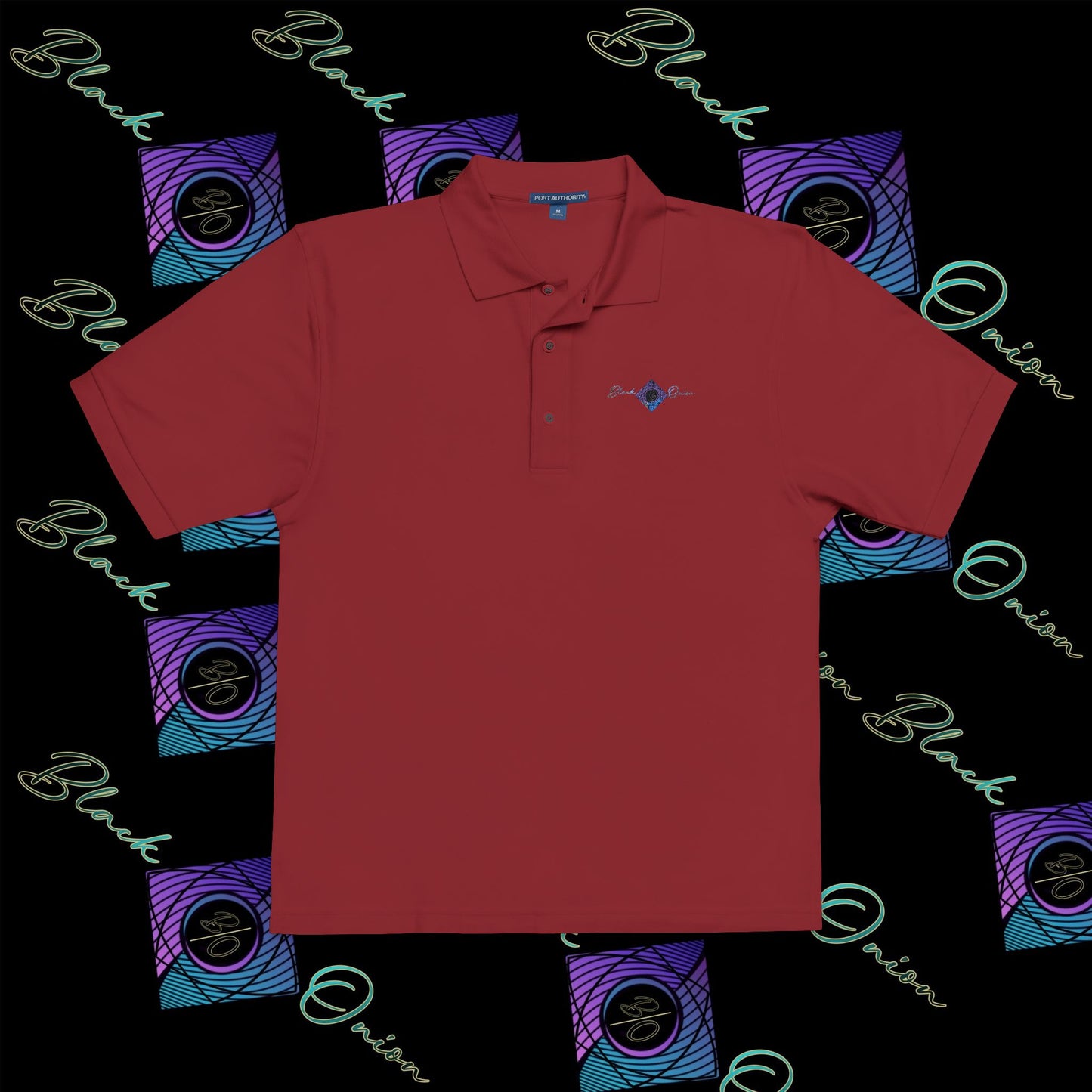 BlackOnion Stylish Unisex Embroidered Polo Shirt