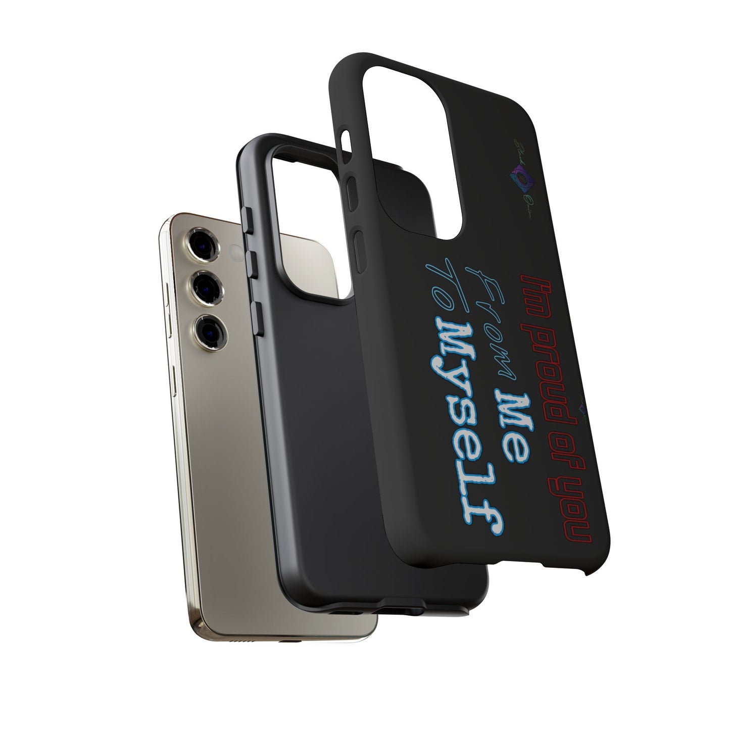 BlackOnion Brand New Phone Case - with Motivational Workout Motif’I’m proud of you ‘💪🔥🫵