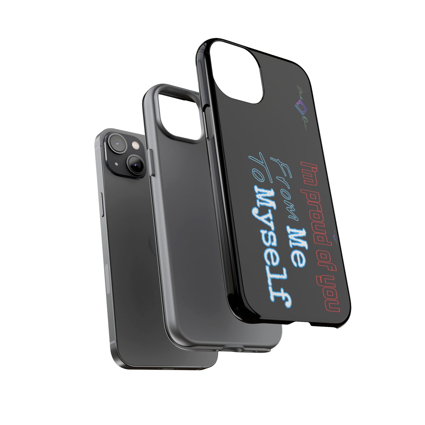 BlackOnion Brand New Phone Case - with Motivational Workout Motif’I’m proud of you ‘💪🔥🫵
