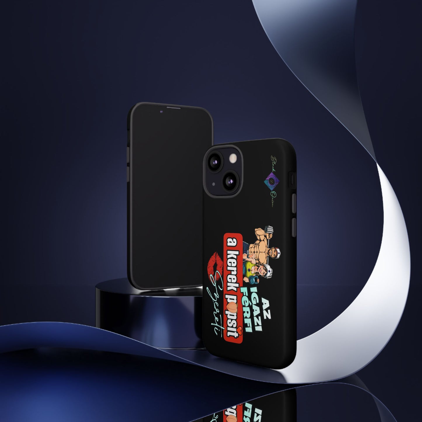 BlackOnion Brand New Phone Case - with Motivational Workout Motif ‘Az igazi férfi ‘💪🔥🫵