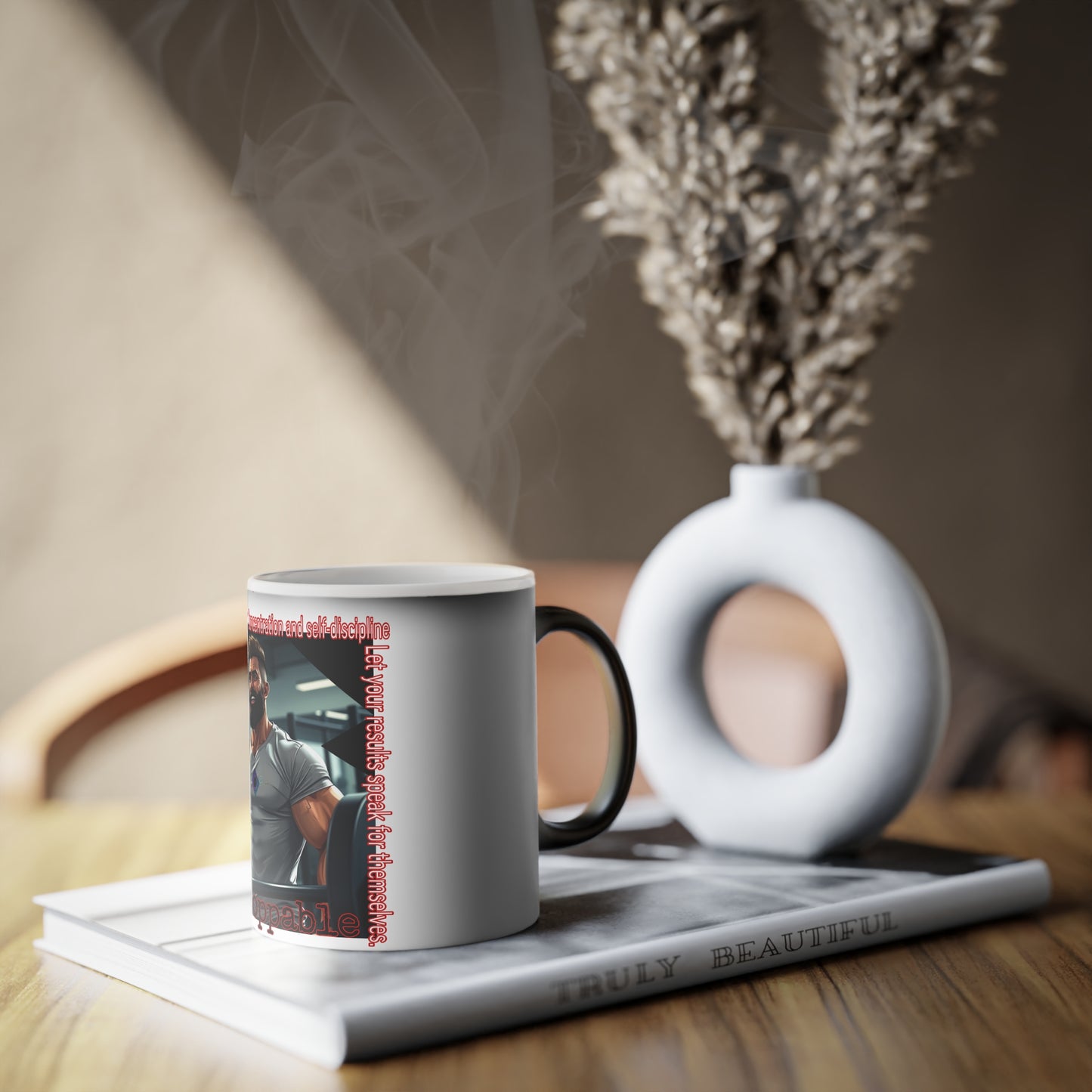 B/O Color Changing Mug with Motif ‘Unstoppable’ 💪🔥🫵
