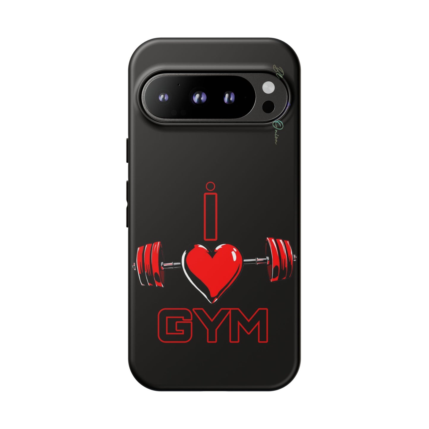 BlackOnion Brand New Phone Case - with Motivational Workout Motif’I Love Gym ‘💪🔥🫵