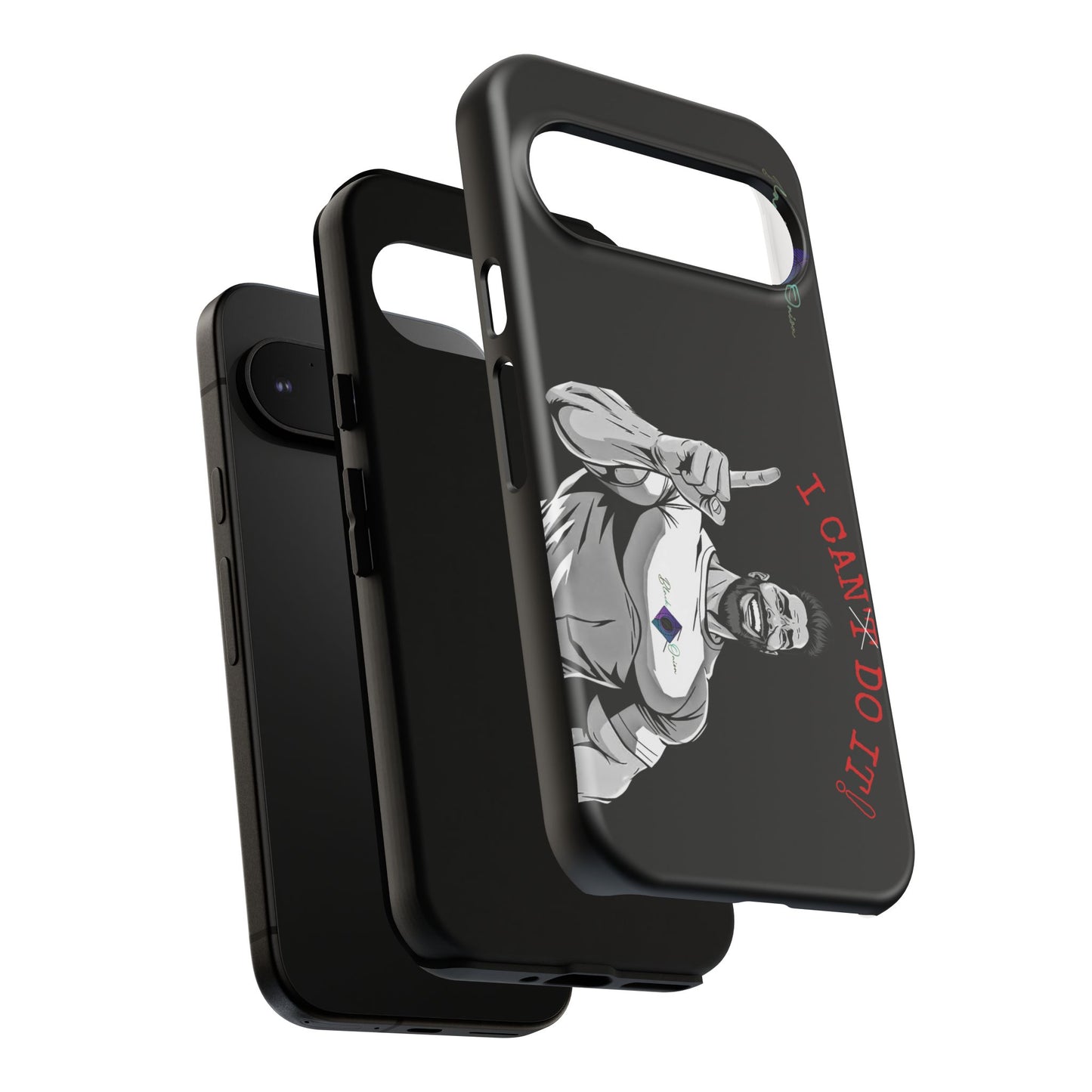 BlackOnion Brand New Phone Case - with Motivational Workout Motif’I Can Do It ‘💪🔥🫵