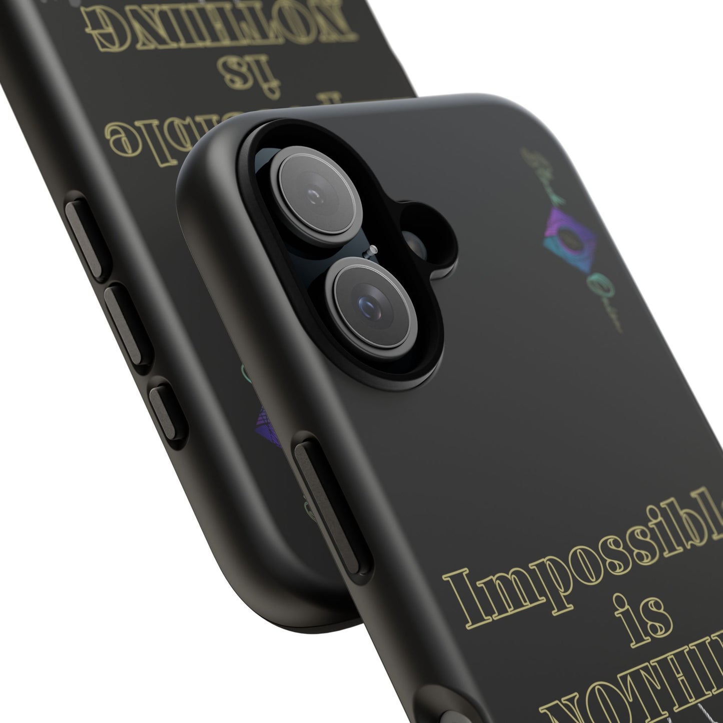 BlackOnion Brand New Phone Case - with Motivational Workout Motif ’Impossible ‘💪🔥🫵