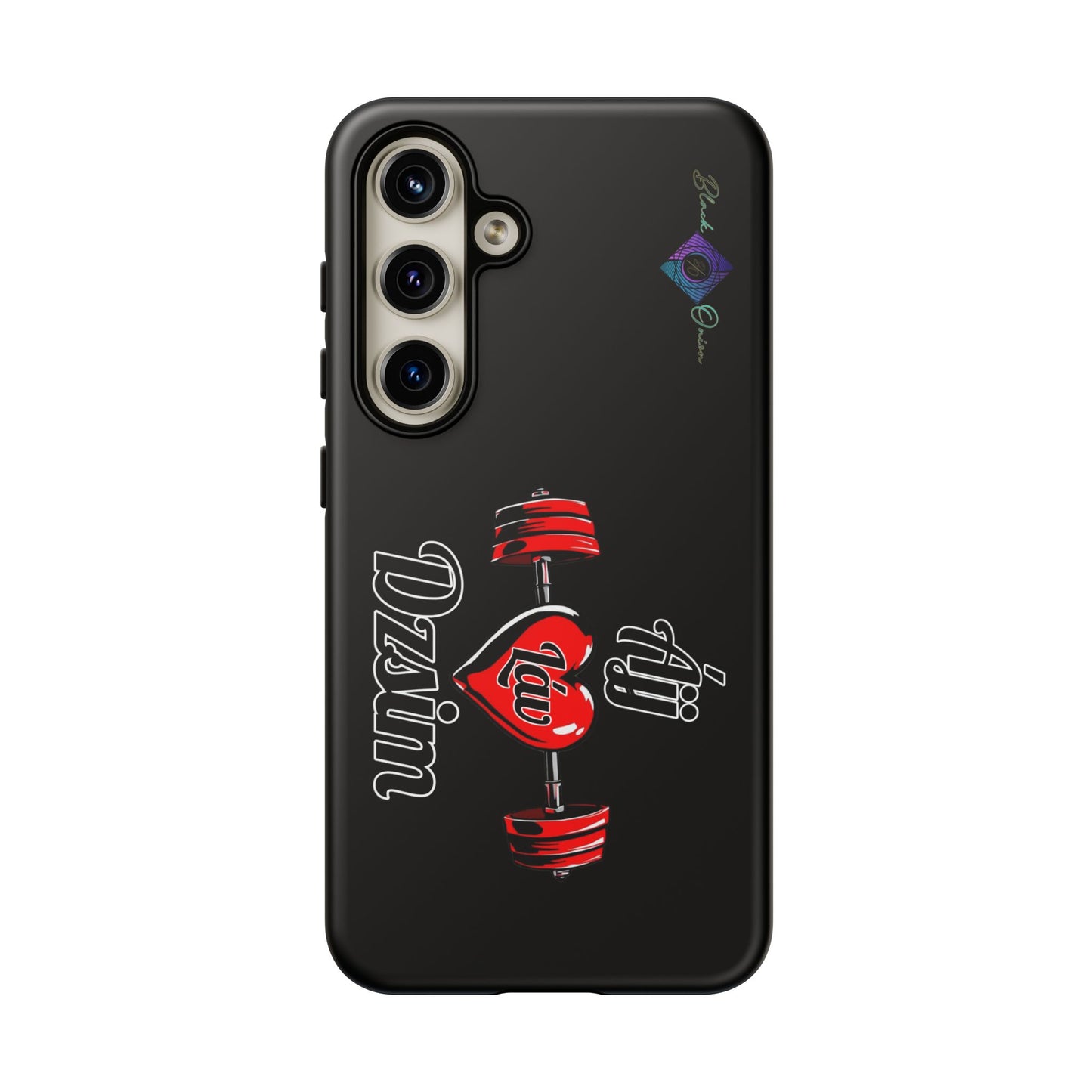 BlackOnion Brand New Phone Case - with Motivational Workout Motif’Ájj Láv Dzsim ‘💪🔥🫵