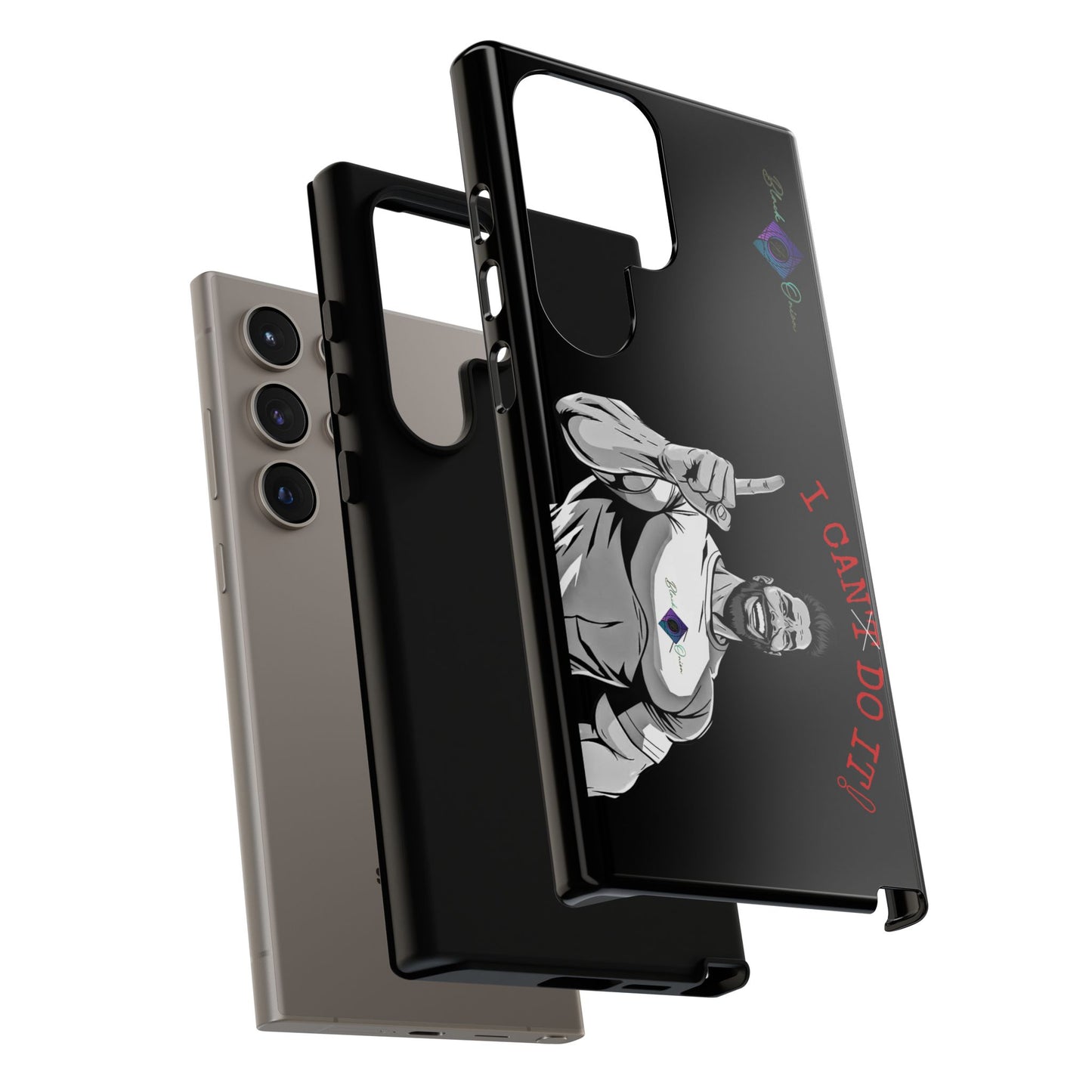 BlackOnion Brand New Phone Case - with Motivational Workout Motif’I Can Do It ‘💪🔥🫵