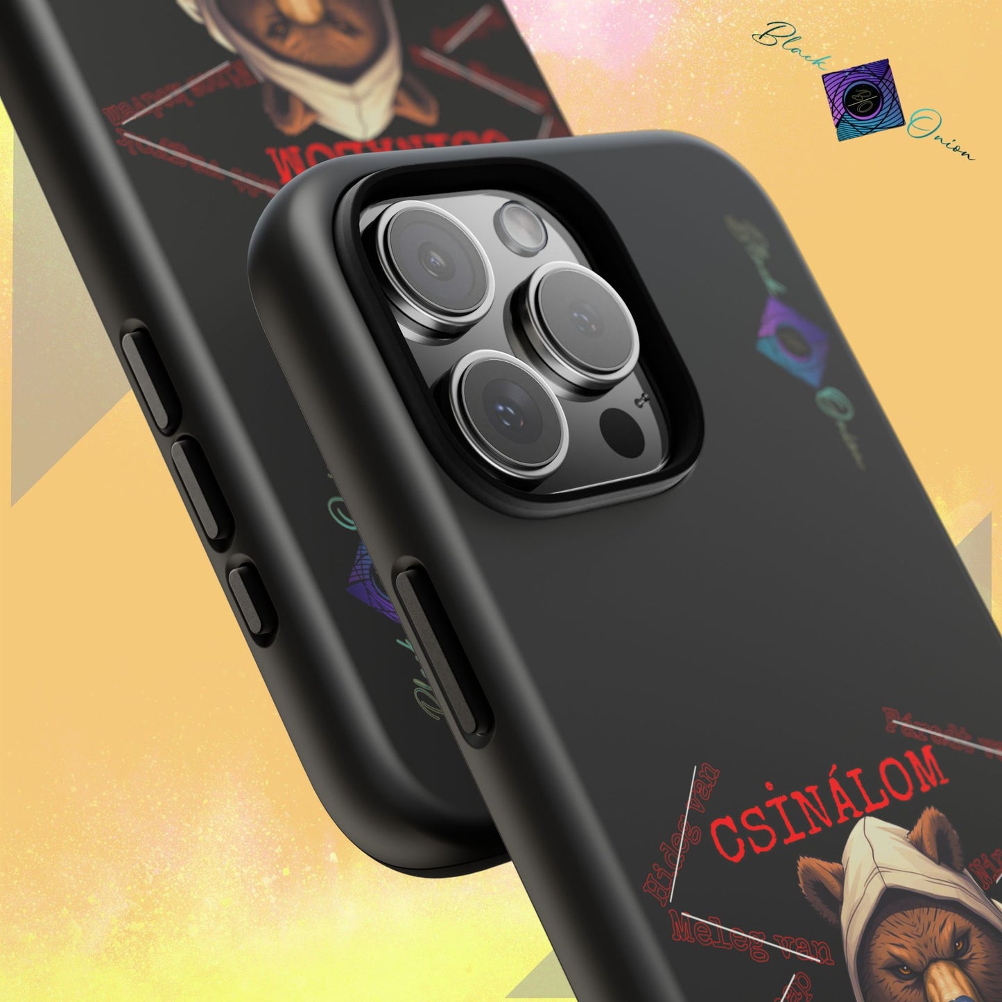 BlackOnion Brand New Phone Case - with Motivational Workout Motif ‘Csinálom ‘💪🔥🫵