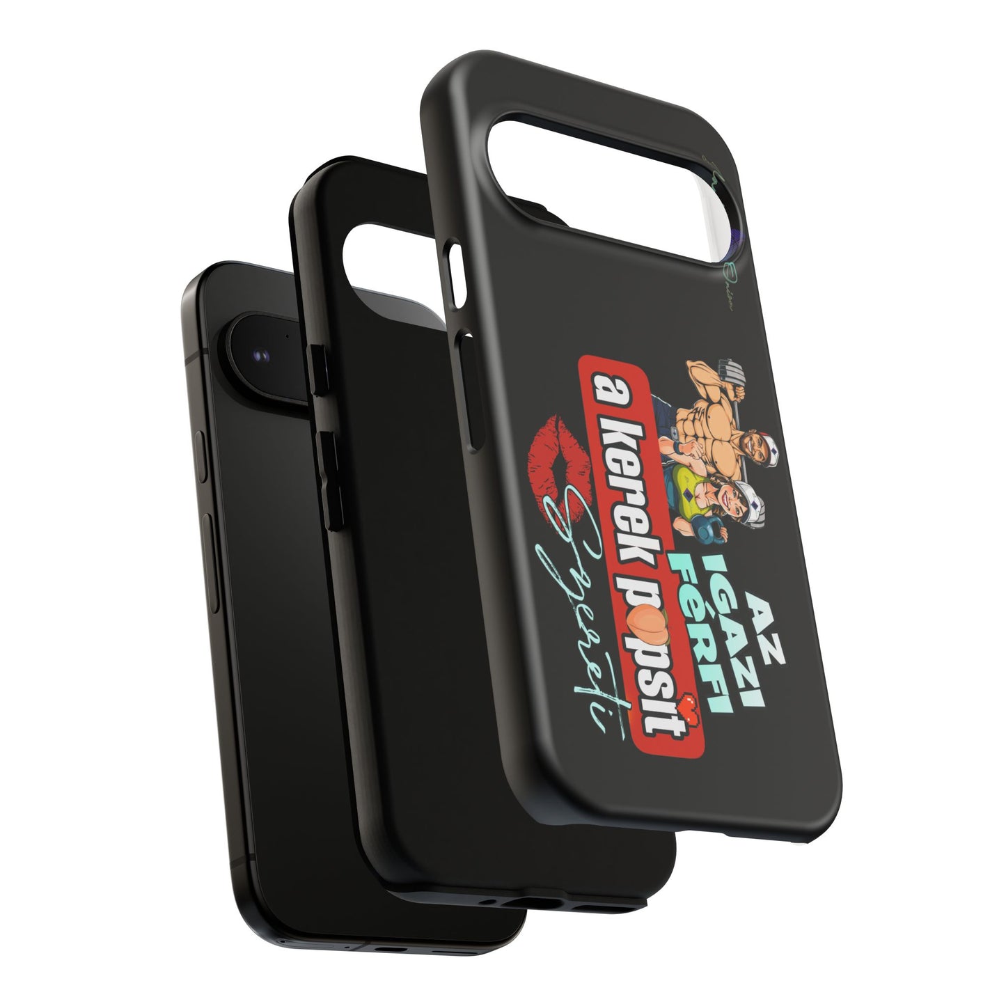 BlackOnion Brand New Phone Case - with Motivational Workout Motif ‘Az igazi férfi ‘💪🔥🫵