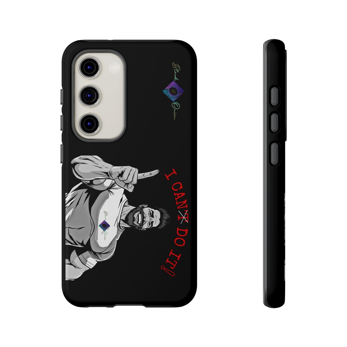 BlackOnion Brand New Phone Case - with Motivational Workout Motif’I Can Do It ‘💪🔥🫵