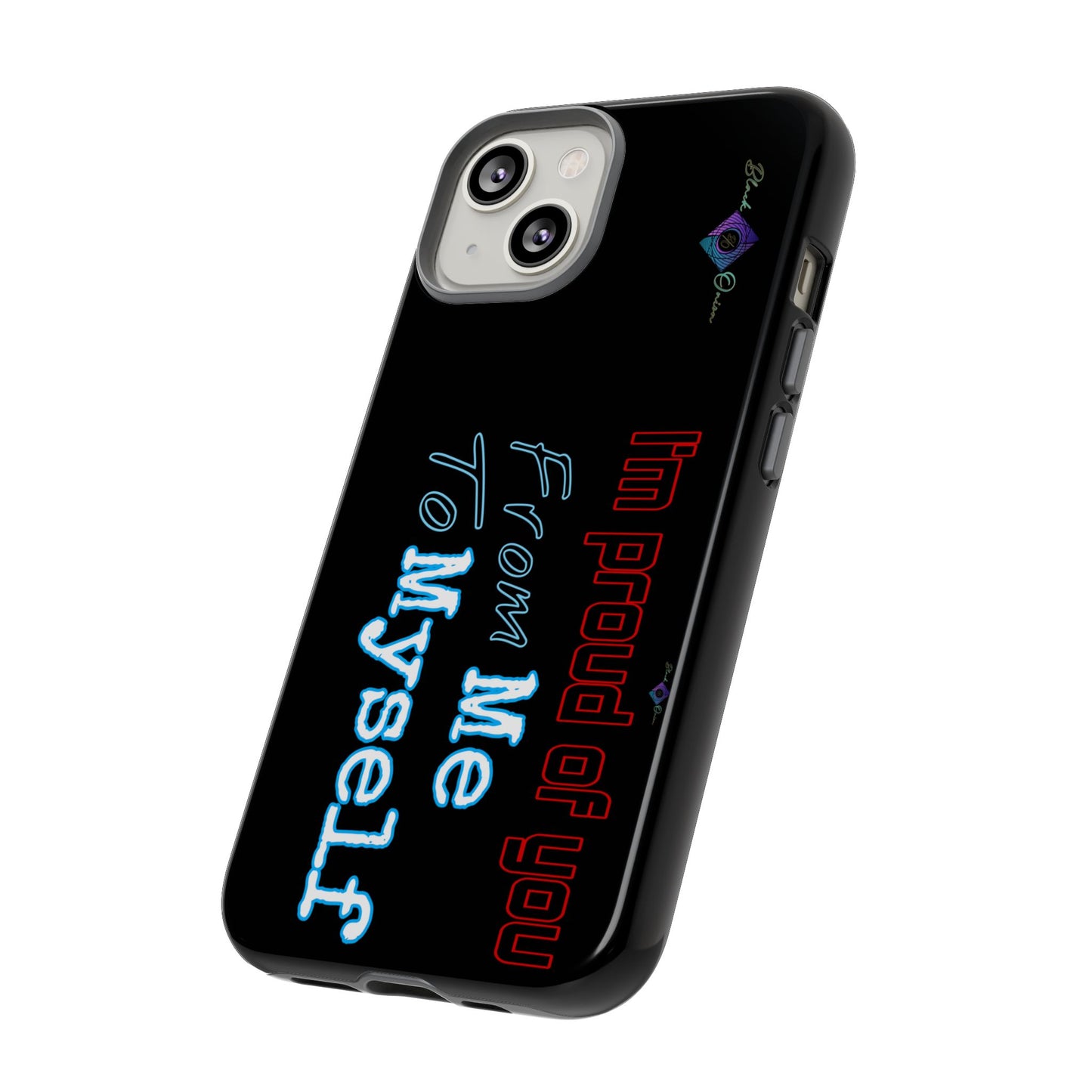 BlackOnion Brand New Phone Case - with Motivational Workout Motif’I’m proud of you ‘💪🔥🫵