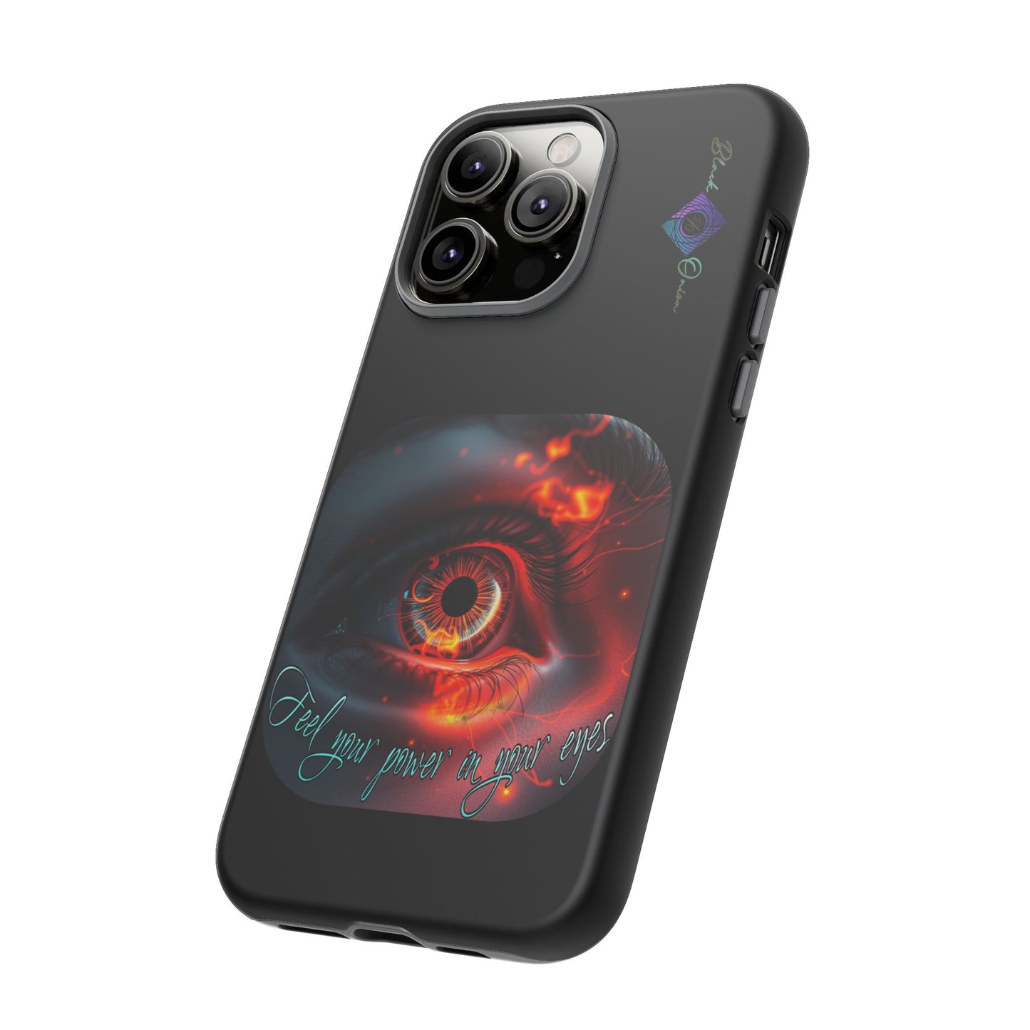 BlackOnion Brand New Phone Case - with Motivational Workout Motif ’Feel your power ‘💪🔥🫵