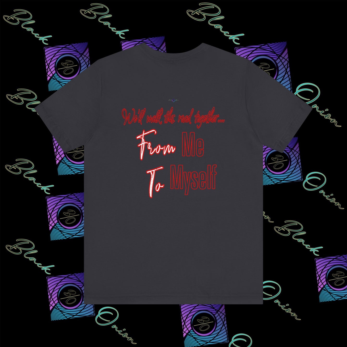 BlackOnion 'From Me ,To Myself' T-Shirt with Workout Motif V4๐ช๐ฅ