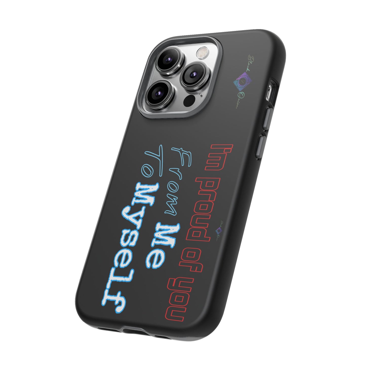 BlackOnion Brand New Phone Case - with Motivational Workout Motif’I’m proud of you ‘💪🔥🫵