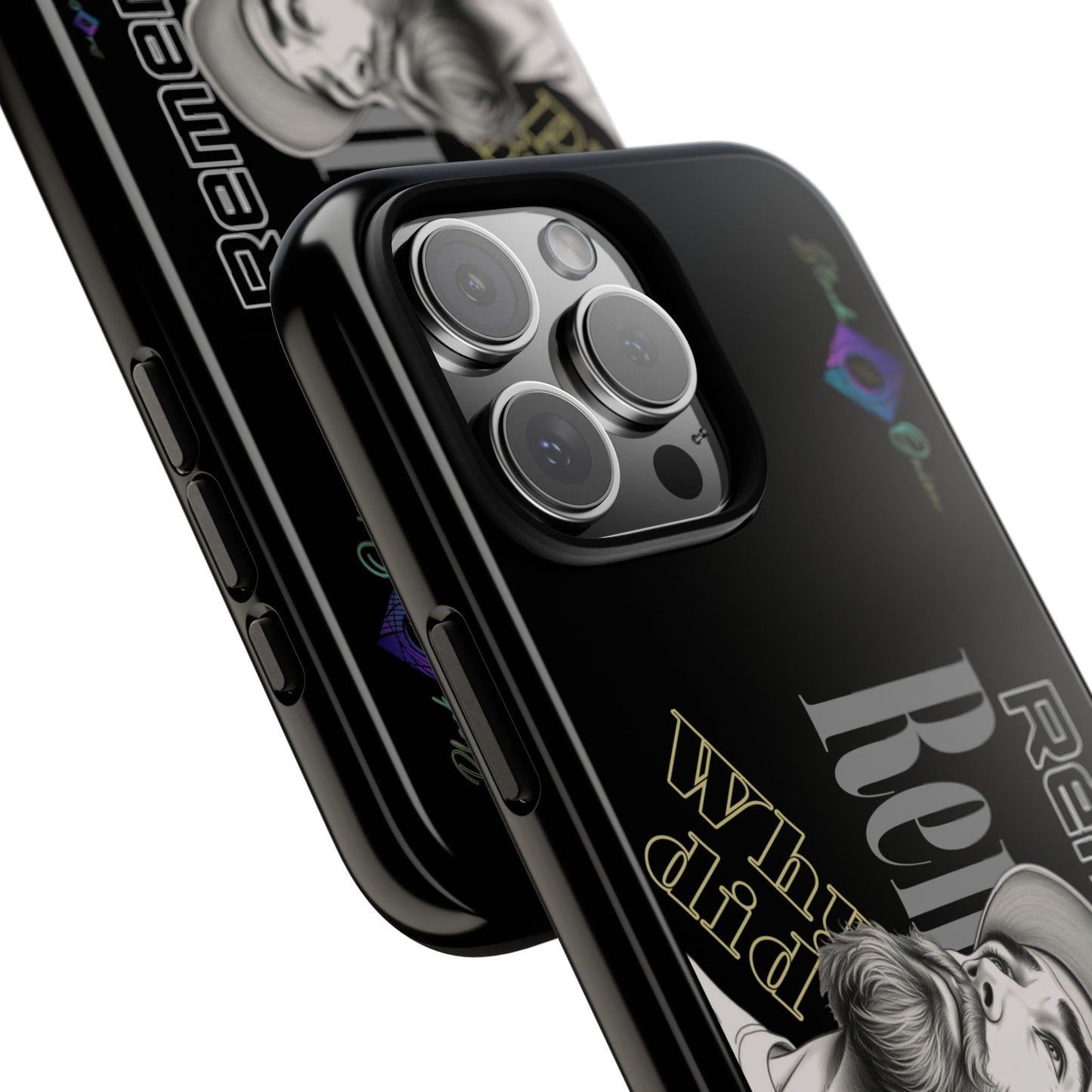BlackOnion Brand New Phone Case - with Motivational Workout Motif’Remember ‘💪🔥🫵