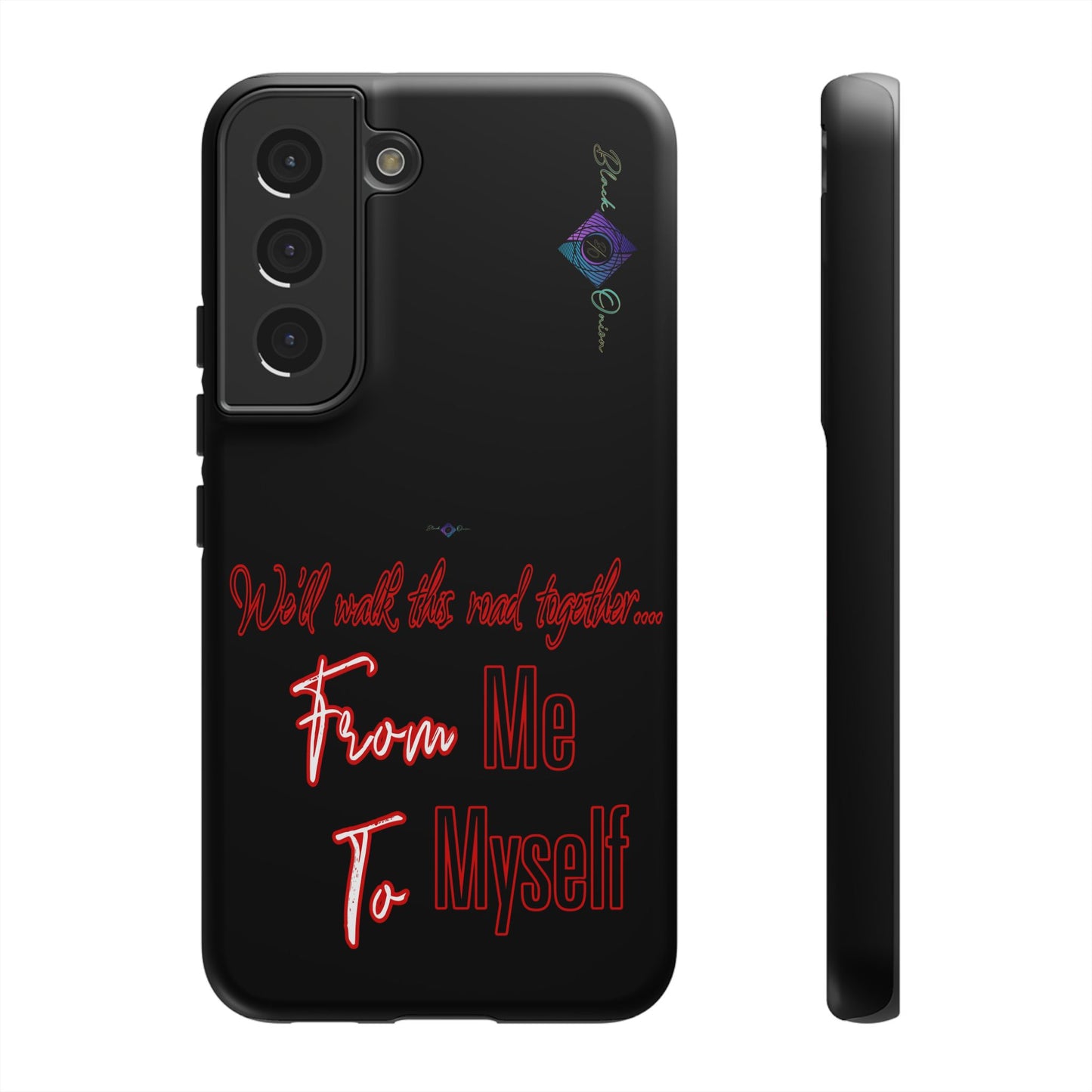 BlackOnion Brand New Phone Case - with Motivational Workout Motif’We’ll walk ‘💪🔥🫵
