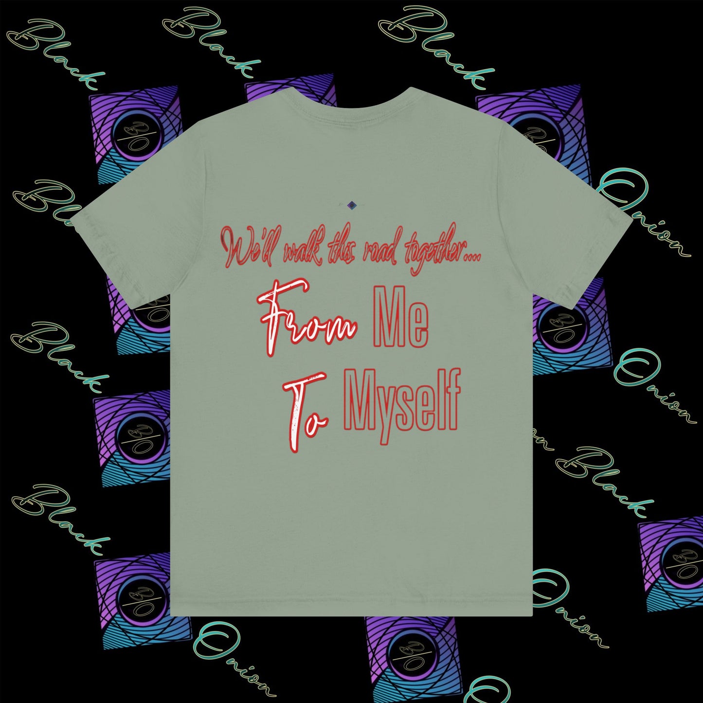 BlackOnion 'From Me ,To Myself' T-Shirt with Workout Motif V3๐ช๐ฅ