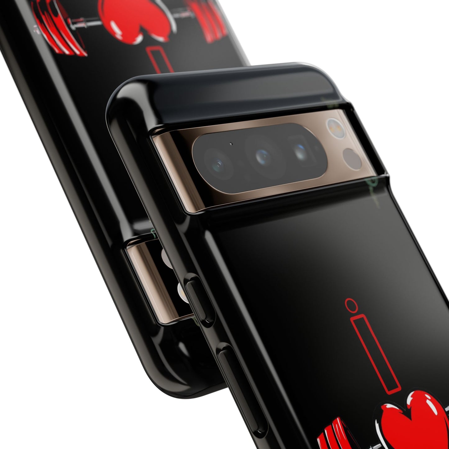 BlackOnion Brand New Phone Case - with Motivational Workout Motif’I Love Gym ‘💪🔥🫵