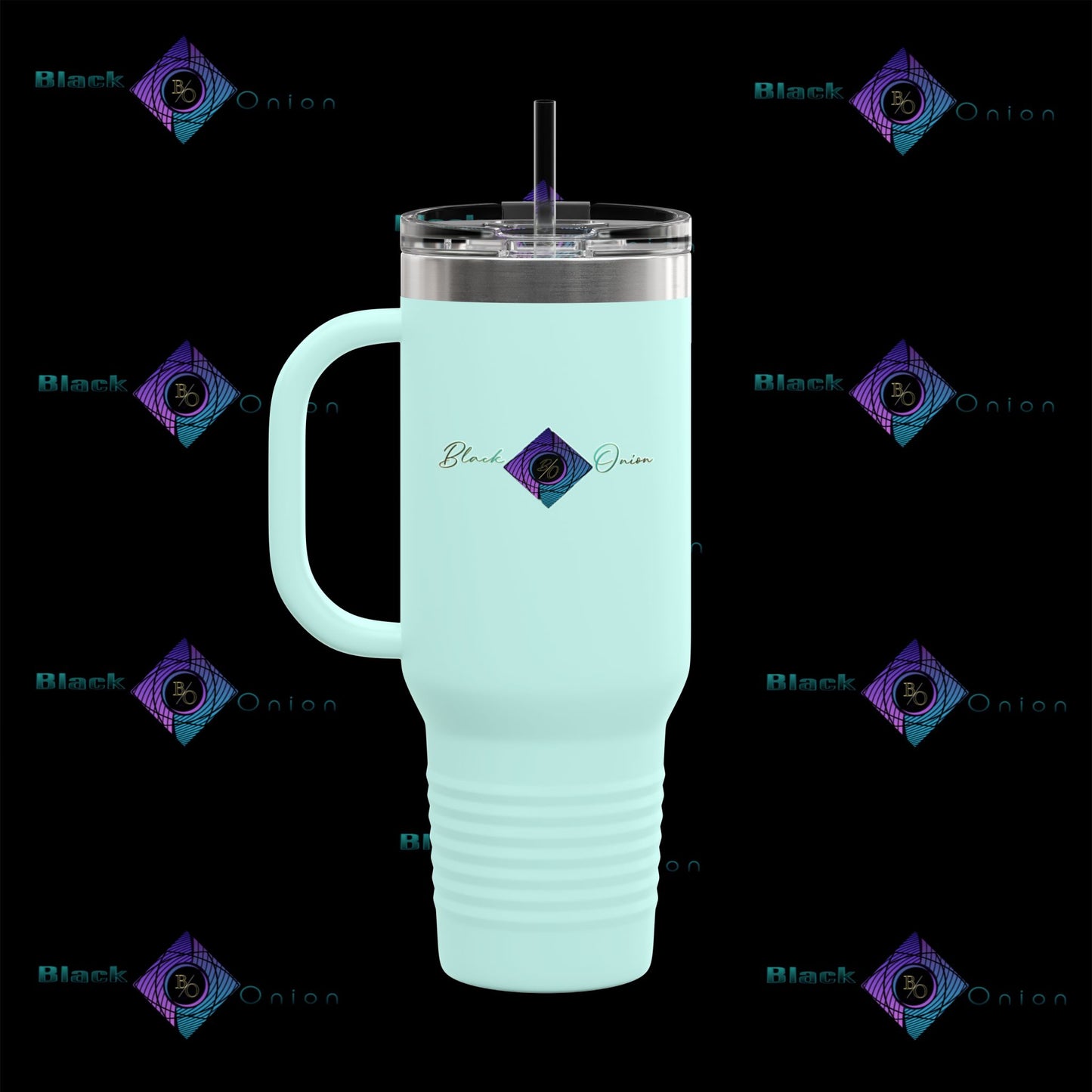 BlackOnion Travel Mug - 40oz with Straw