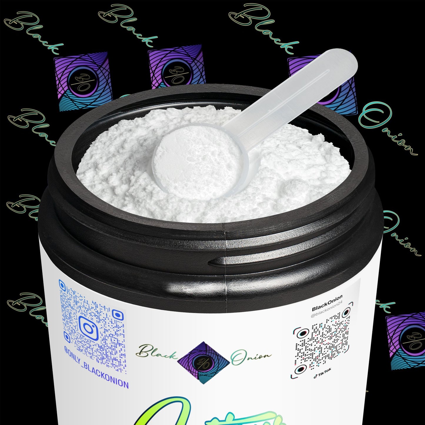 BlackOnion Creatine Monohydrate Supplement (300g, 10.58oz) 🔥💪