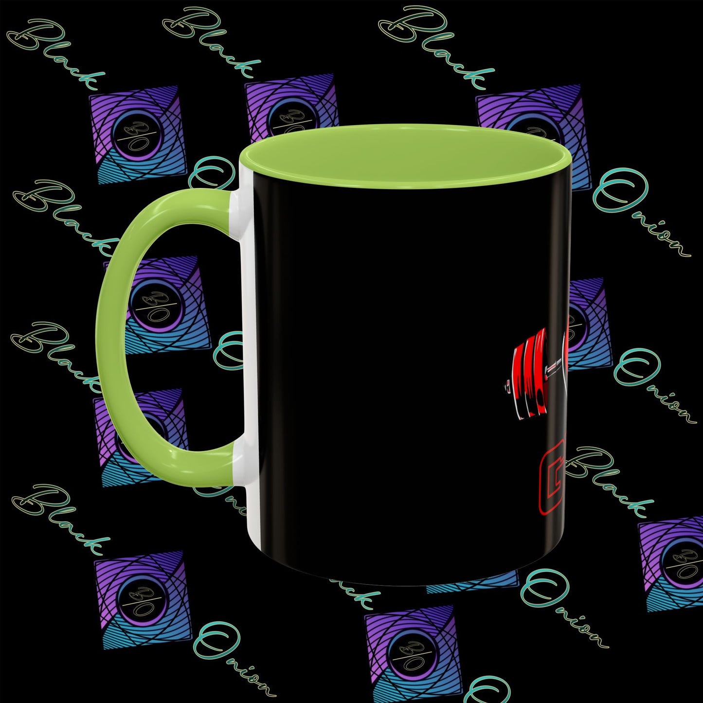 BlackOnion Coffee Mug Serial 2 with Workout Motif ‘I Love Gym ’🫵🔥💪