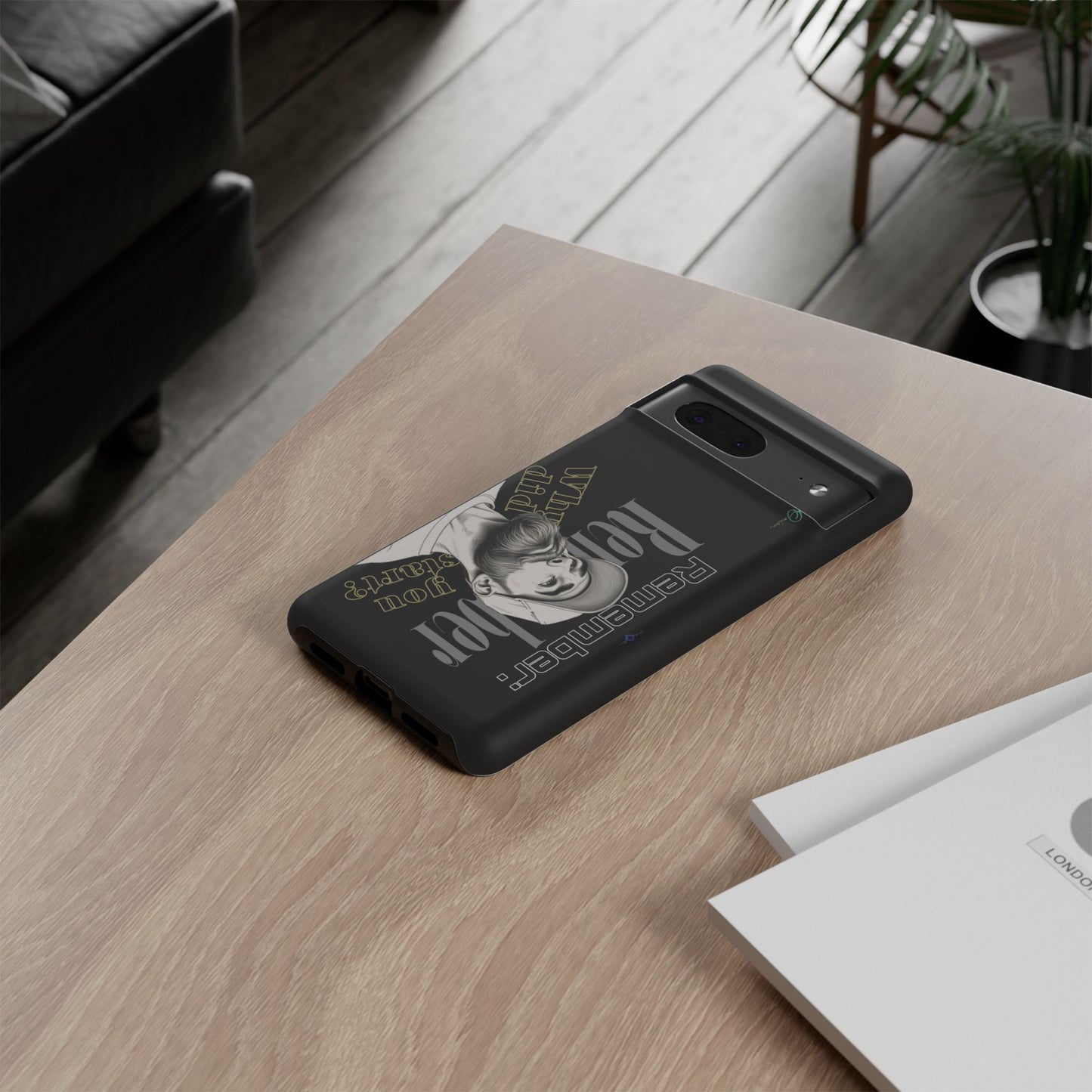 BlackOnion Brand New Phone Case - with Motivational Workout Motif’Remember ‘💪🔥🫵