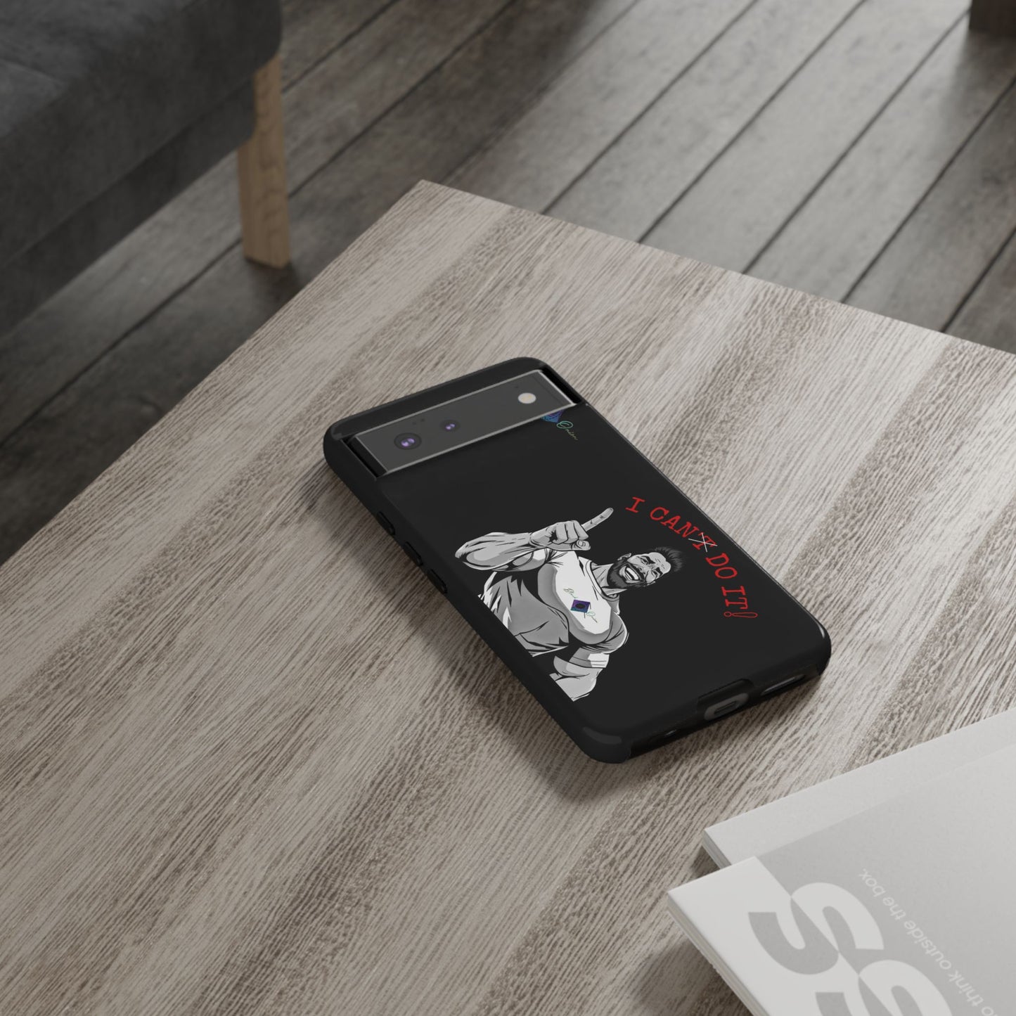 BlackOnion Brand New Phone Case - with Motivational Workout Motif’I Can Do It ‘💪🔥🫵