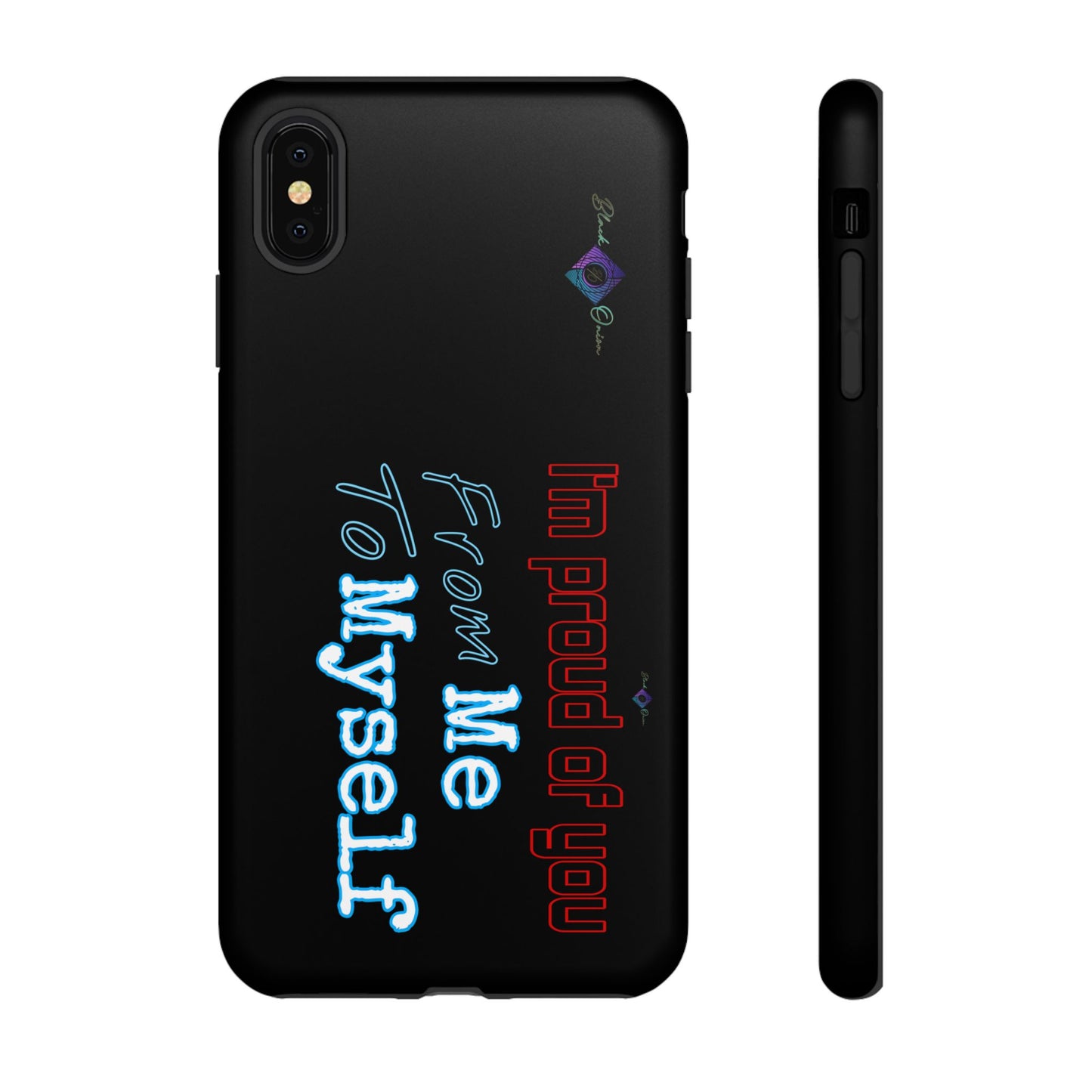 BlackOnion Brand New Phone Case - with Motivational Workout Motif’I’m proud of you ‘💪🔥🫵