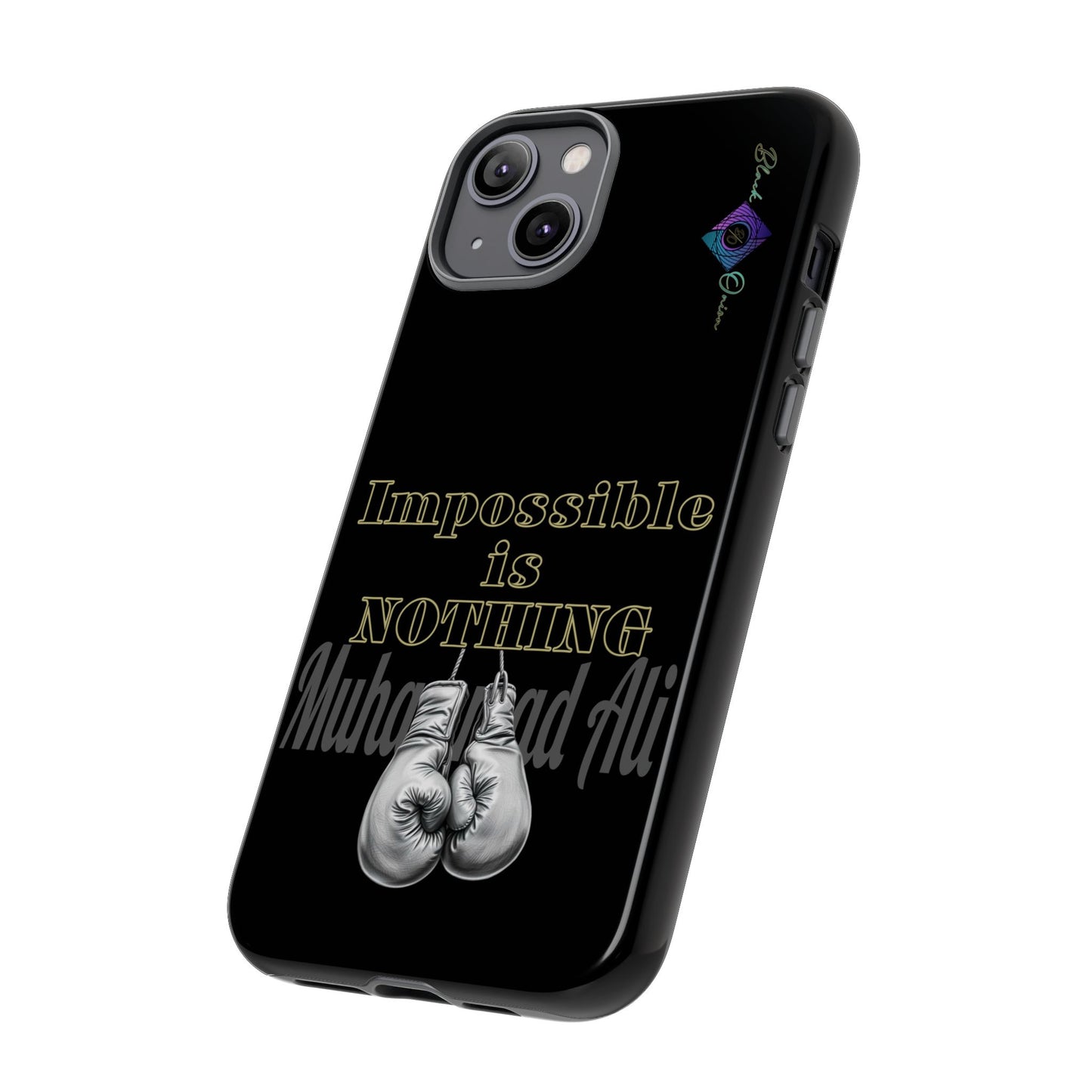 BlackOnion Brand New Phone Case - with Motivational Workout Motif ’Impossible ‘💪🔥🫵