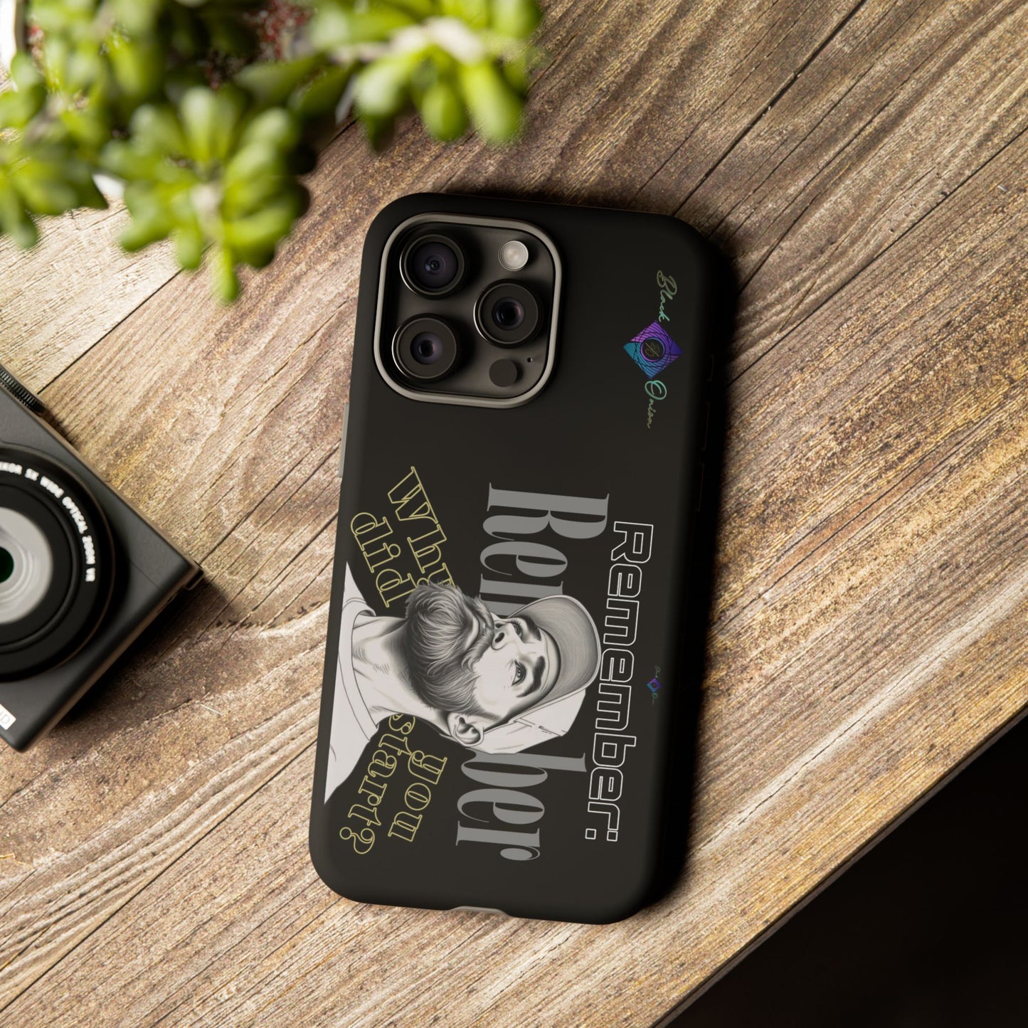 BlackOnion Brand New Phone Case - with Motivational Workout Motif’Remember ‘💪🔥🫵