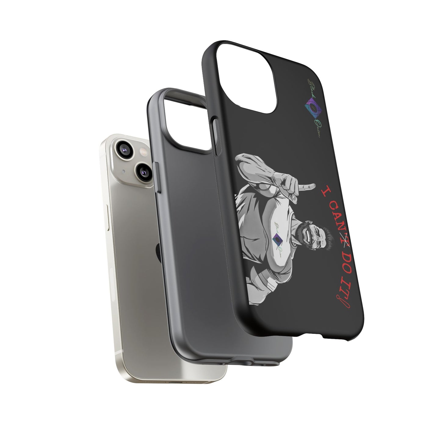 BlackOnion Brand New Phone Case - with Motivational Workout Motif’I Can Do It ‘💪🔥🫵