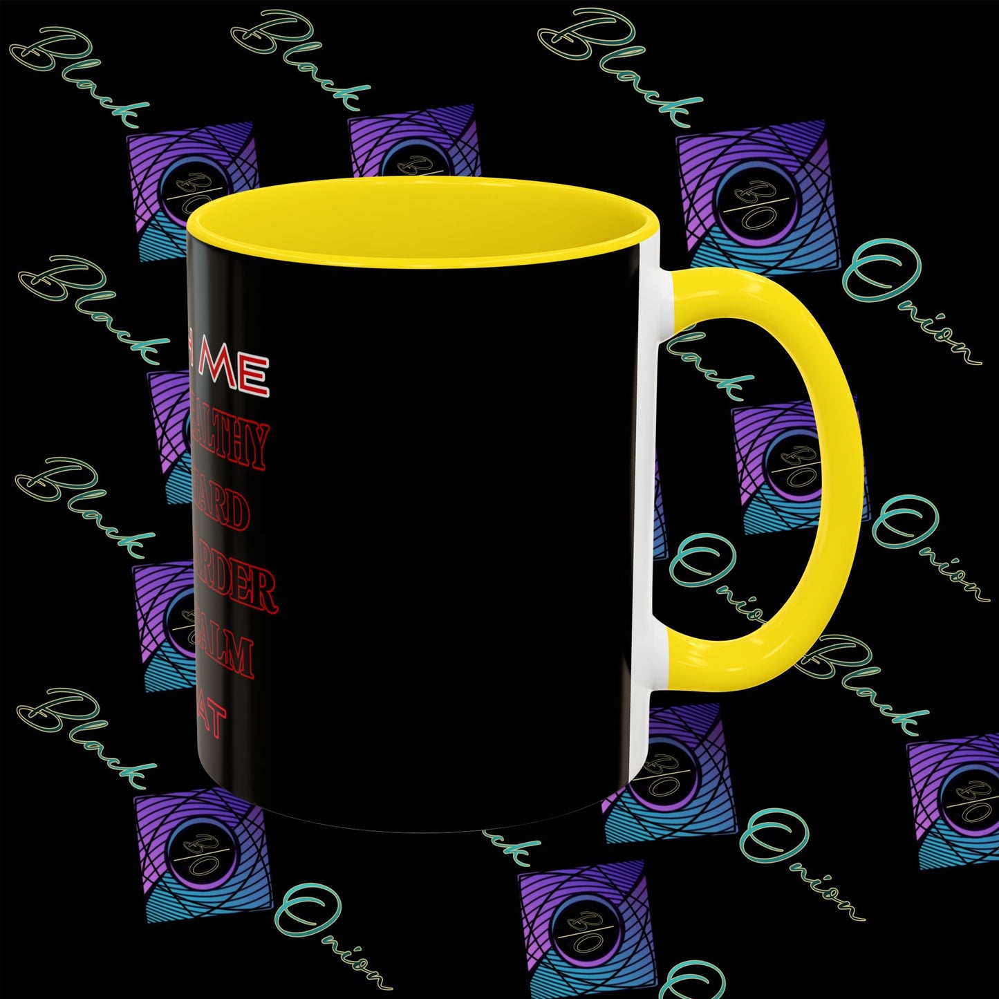 BlackOnion Coffee Mug - 11oz with ‘Watch Me’🔥💪🫵