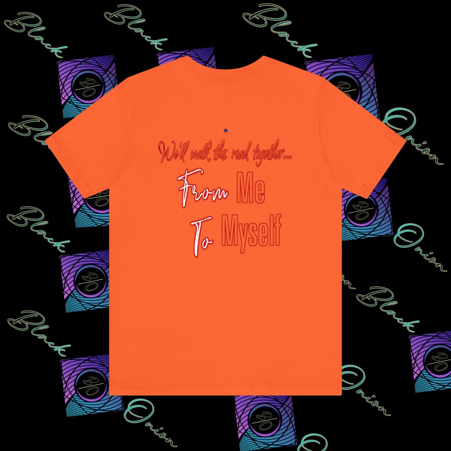 BlackOnion 'From Me ,To Myself' T-Shirt with Workout Motif V4๐ช๐ฅ