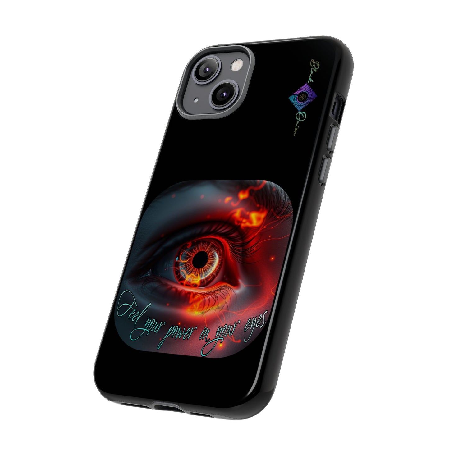 BlackOnion Brand New Phone Case - with Motivational Workout Motif ’Feel your power ‘💪🔥🫵