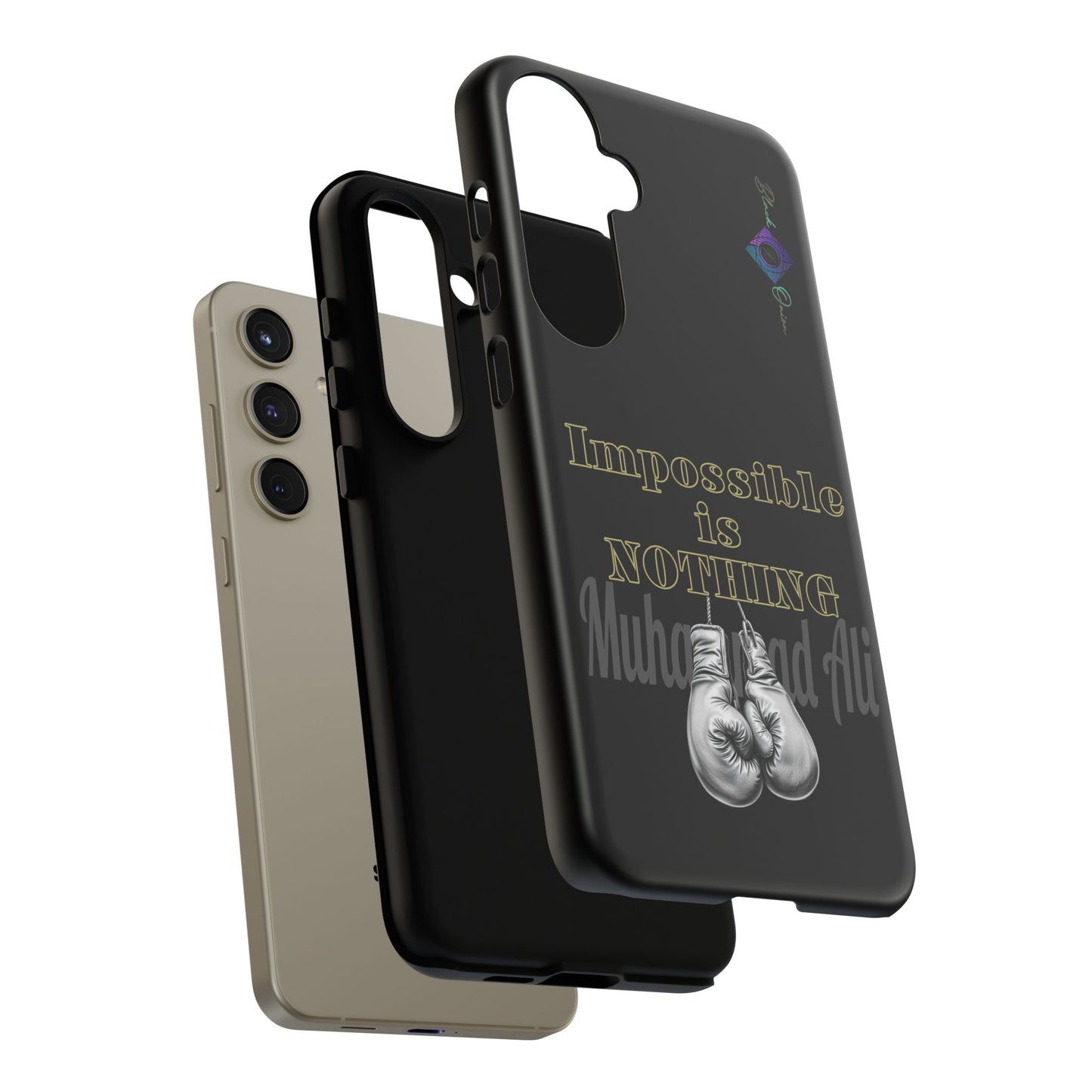 BlackOnion Brand New Phone Case - with Motivational Workout Motif ’Impossible ‘💪🔥🫵