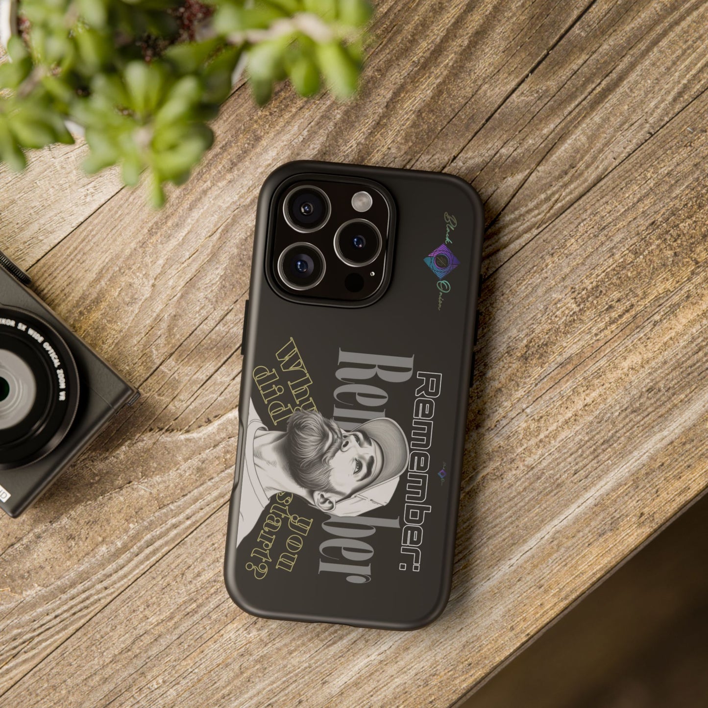 BlackOnion Brand New Phone Case - with Motivational Workout Motif’Remember ‘💪🔥🫵