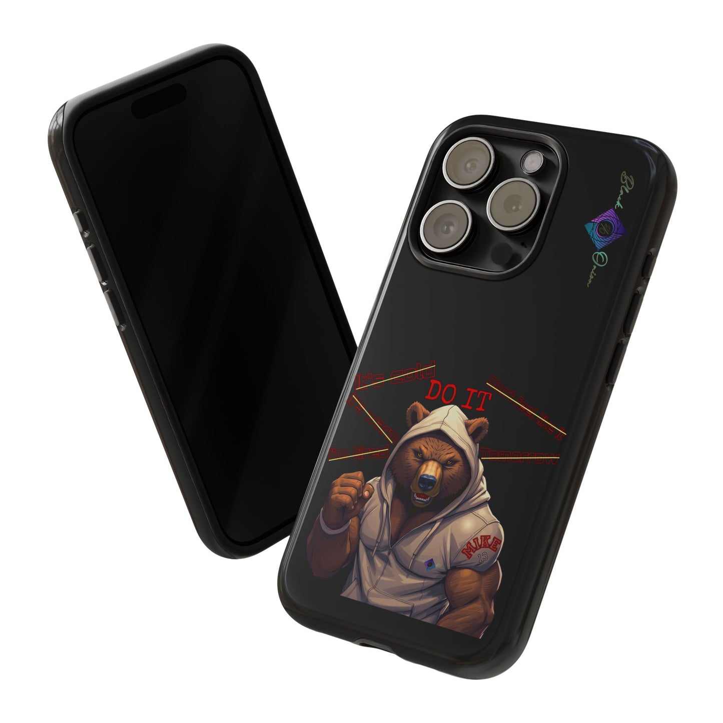 BlackOnion Brand New Phone Case - with Motivational Workout Motif’Do it ‘💪🔥🫵