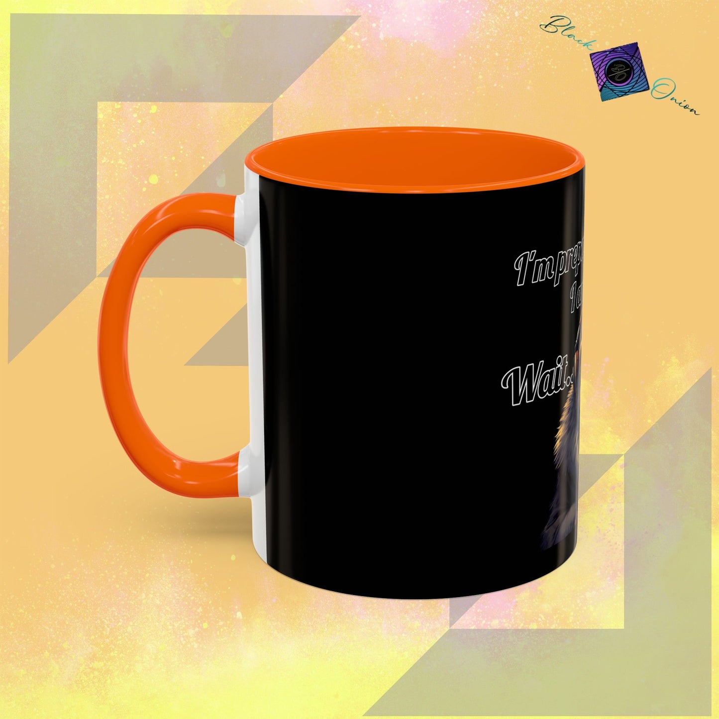 BlackOnion Coffee Mug 2 with Workout Motif ‘Victory V2’🫵🔥💪
