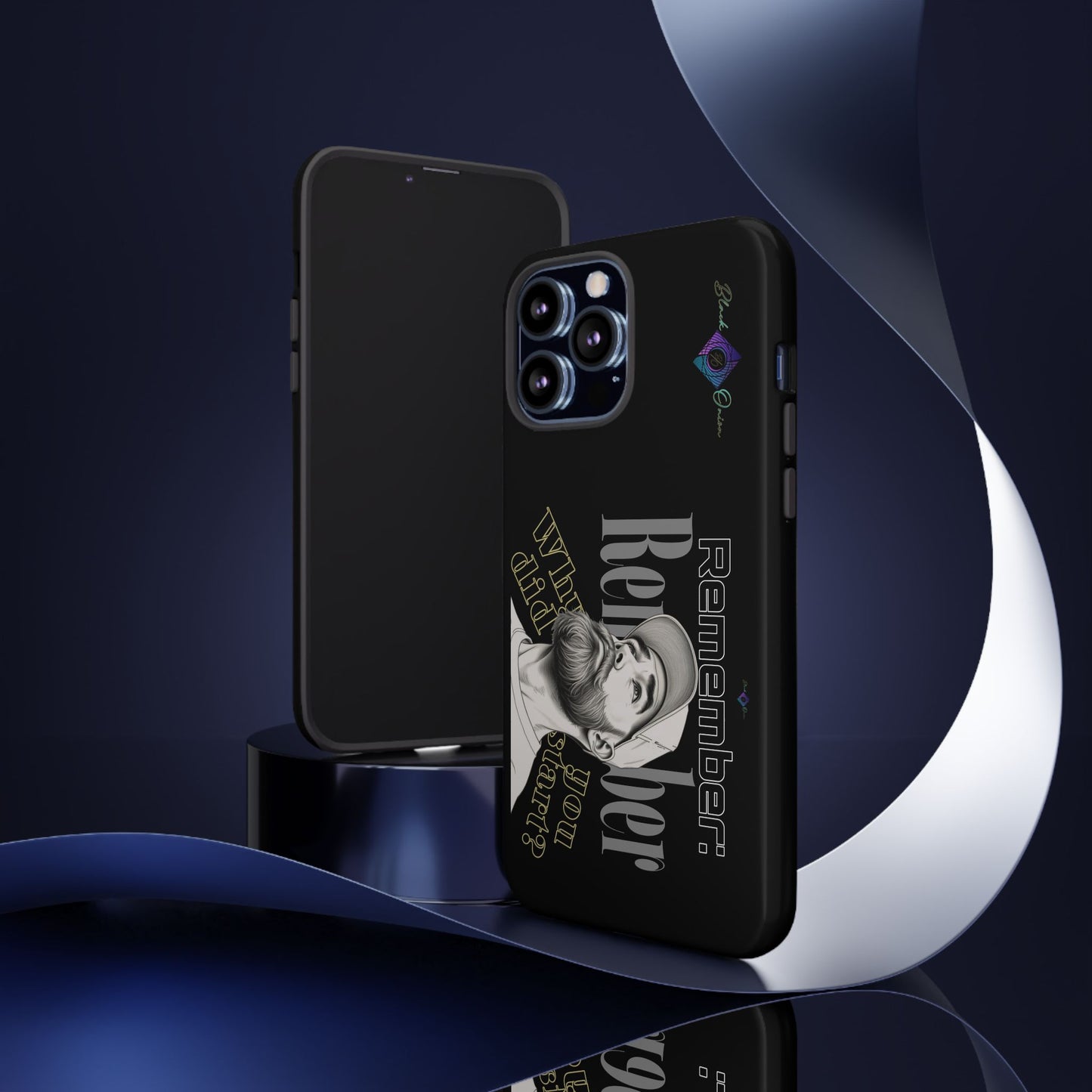 BlackOnion Brand New Phone Case - with Motivational Workout Motif’Remember ‘💪🔥🫵