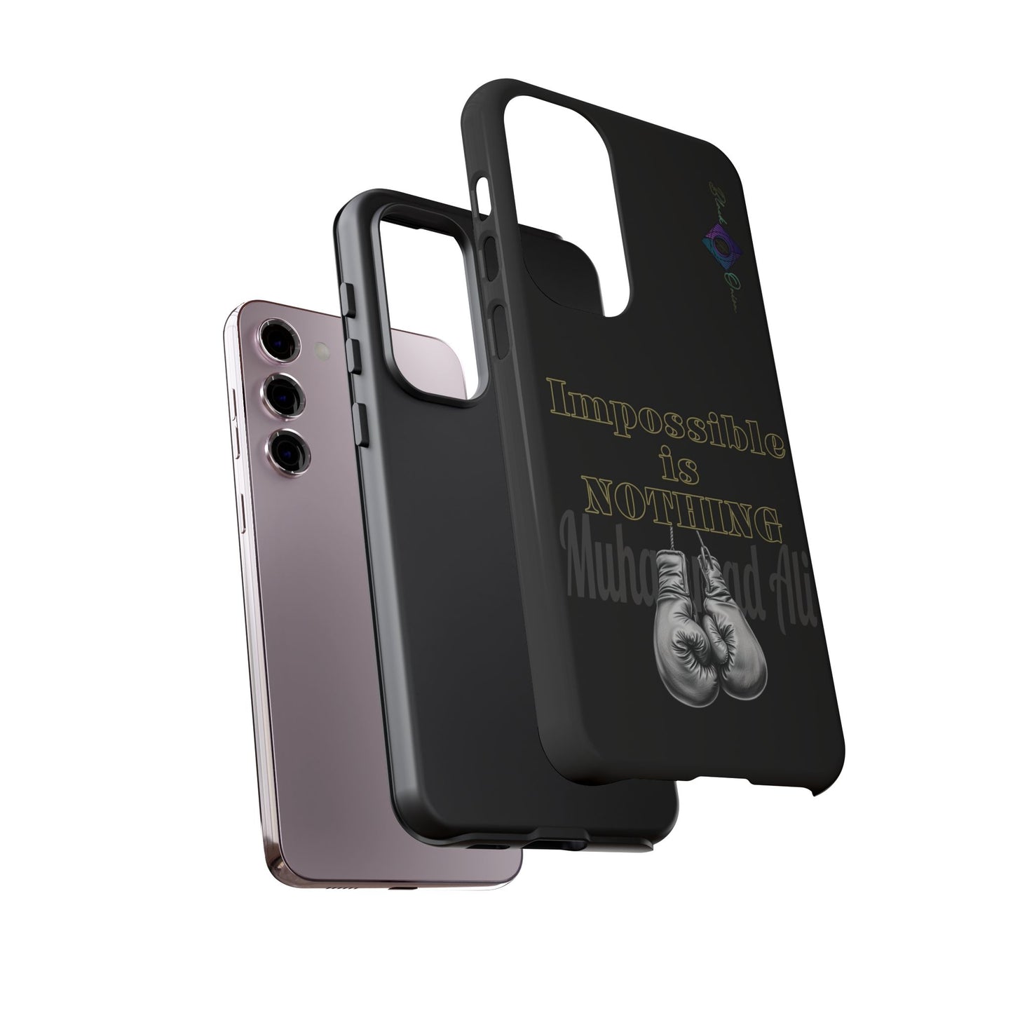 BlackOnion Brand New Phone Case - with Motivational Workout Motif ’Impossible ‘💪🔥🫵