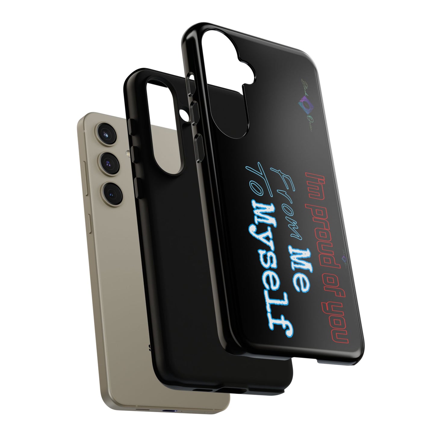 BlackOnion Brand New Phone Case - with Motivational Workout Motif’I’m proud of you ‘💪🔥🫵