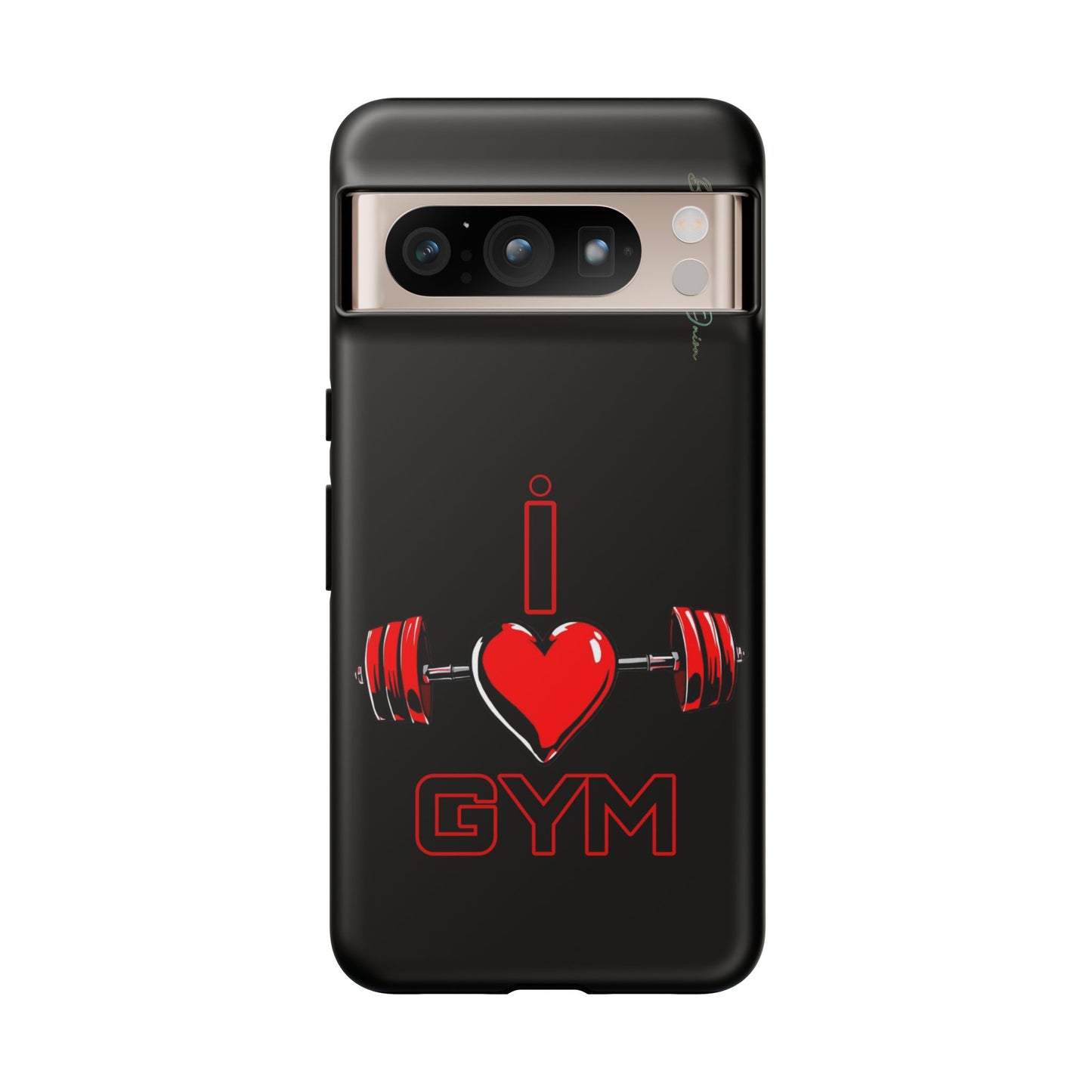 BlackOnion Brand New Phone Case - with Motivational Workout Motif’I Love Gym ‘💪🔥🫵