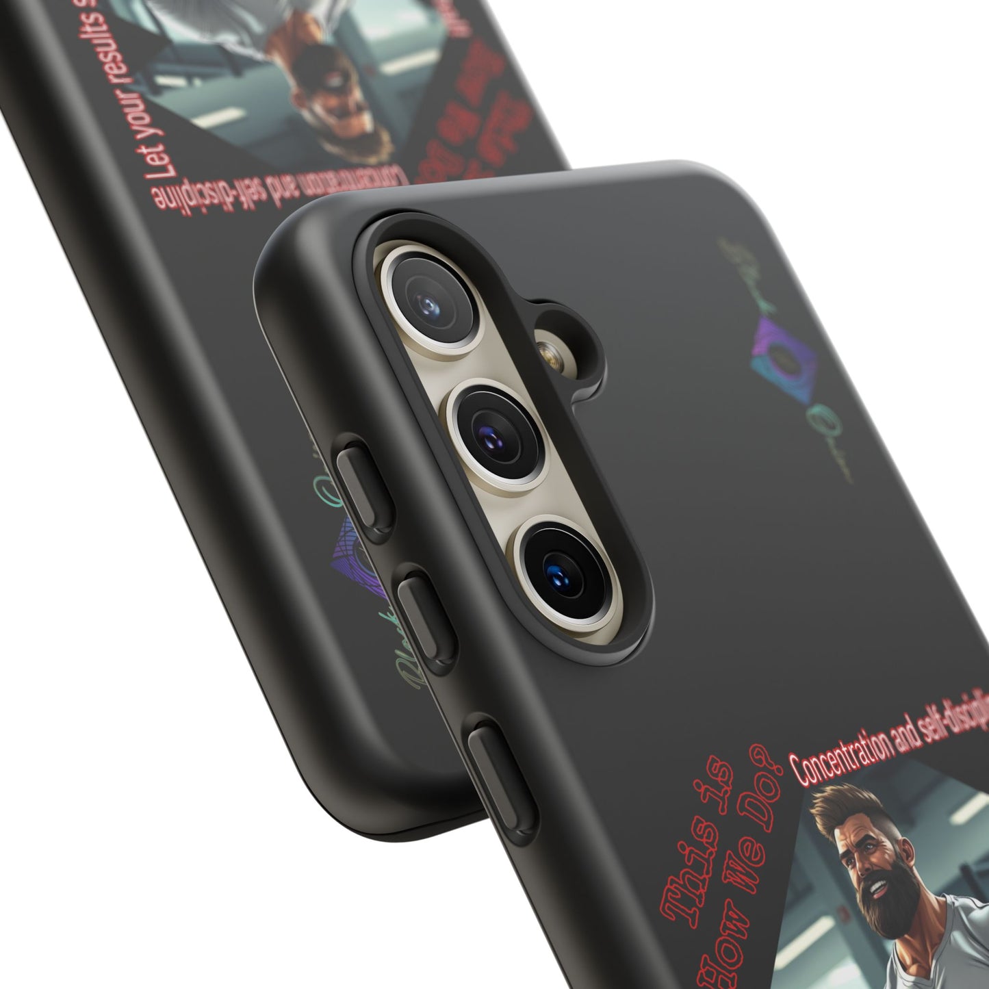 BlackOnion Brand New Phone Case - with Motivational Workout Motif’Unstoppable ‘💪🔥🫵