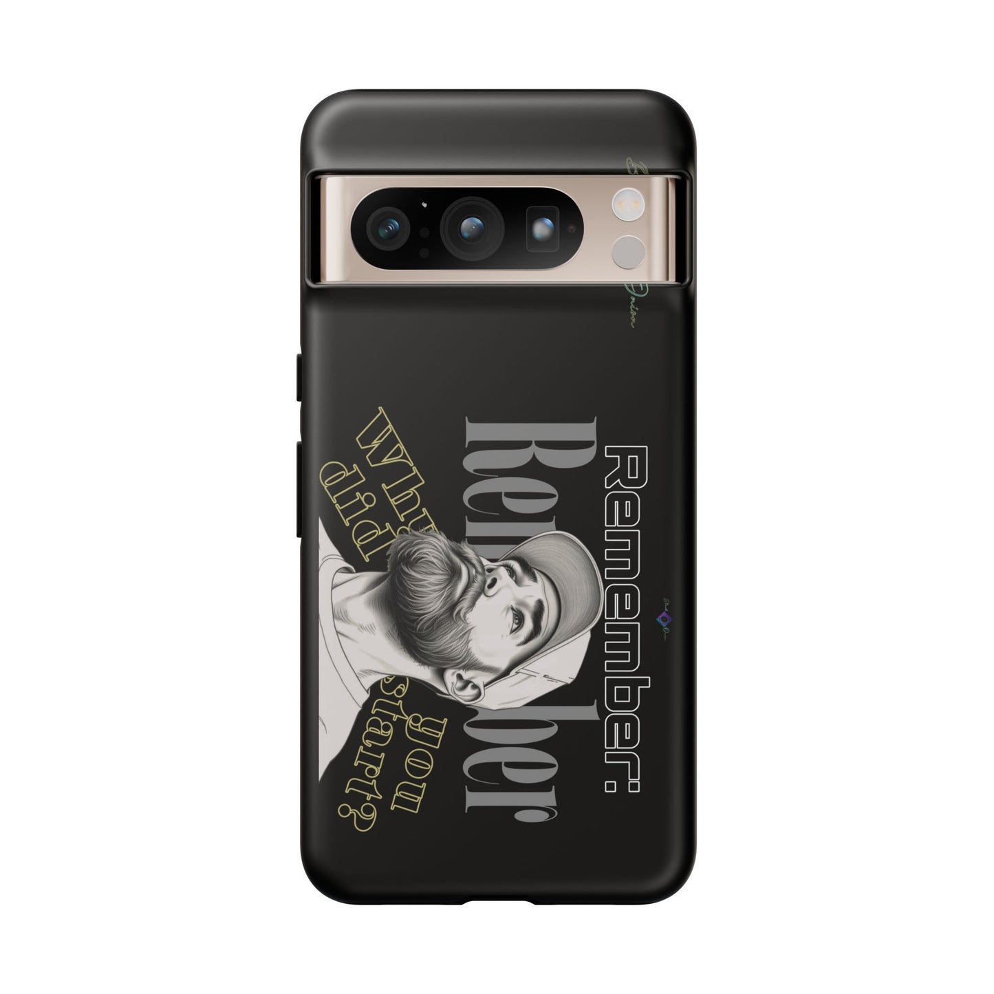 BlackOnion Brand New Phone Case - with Motivational Workout Motif’Remember ‘💪🔥🫵