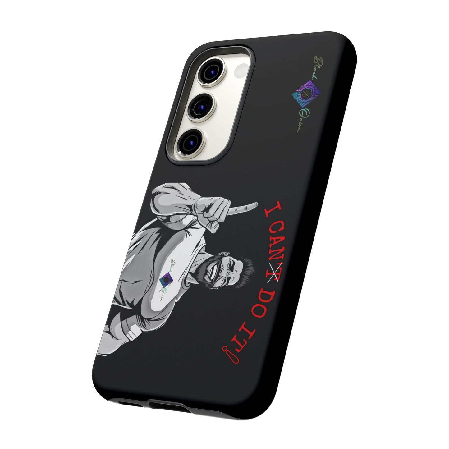BlackOnion Brand New Phone Case - with Motivational Workout Motif’I Can Do It ‘💪🔥🫵