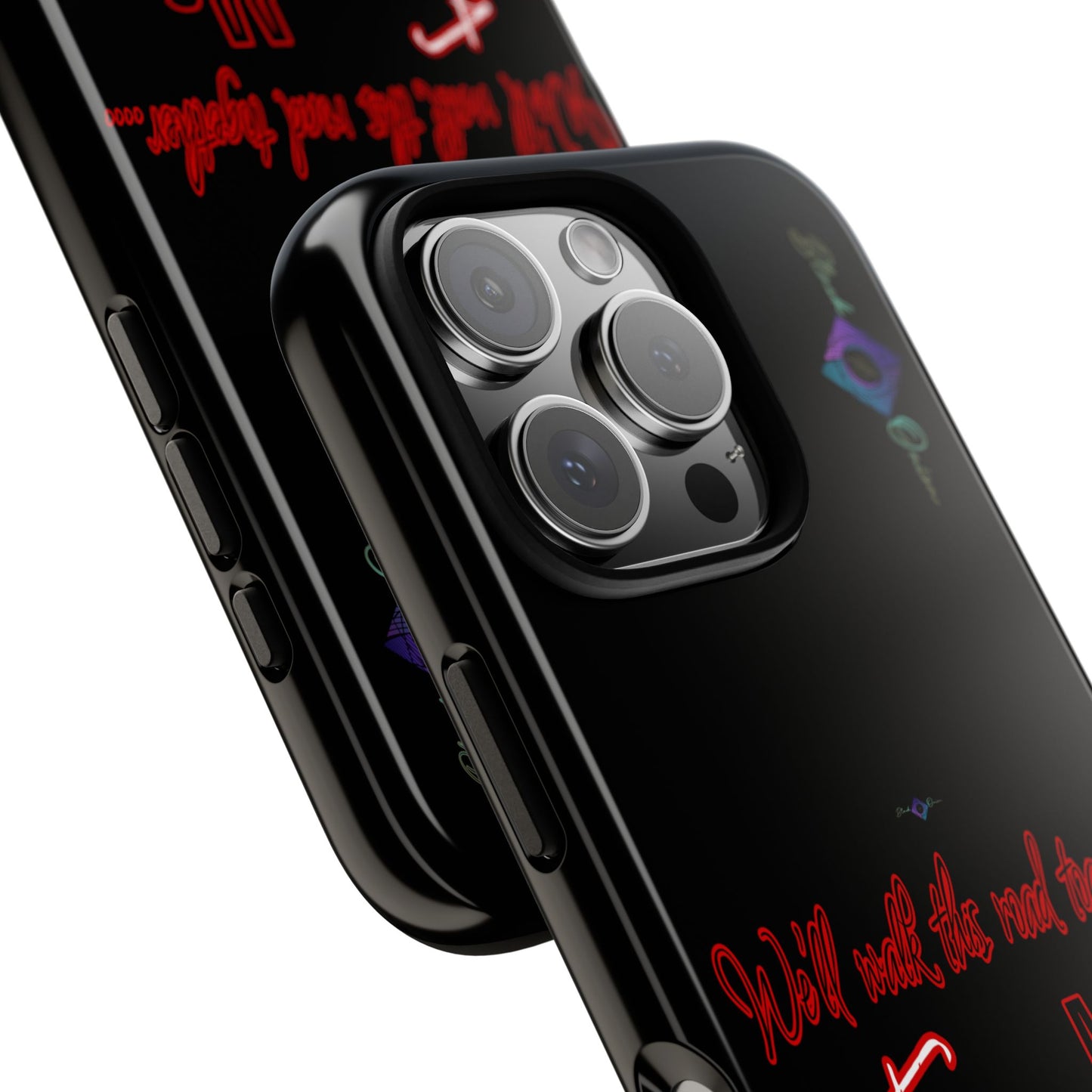 BlackOnion Brand New Phone Case - with Motivational Workout Motif’We’ll walk ‘💪🔥🫵