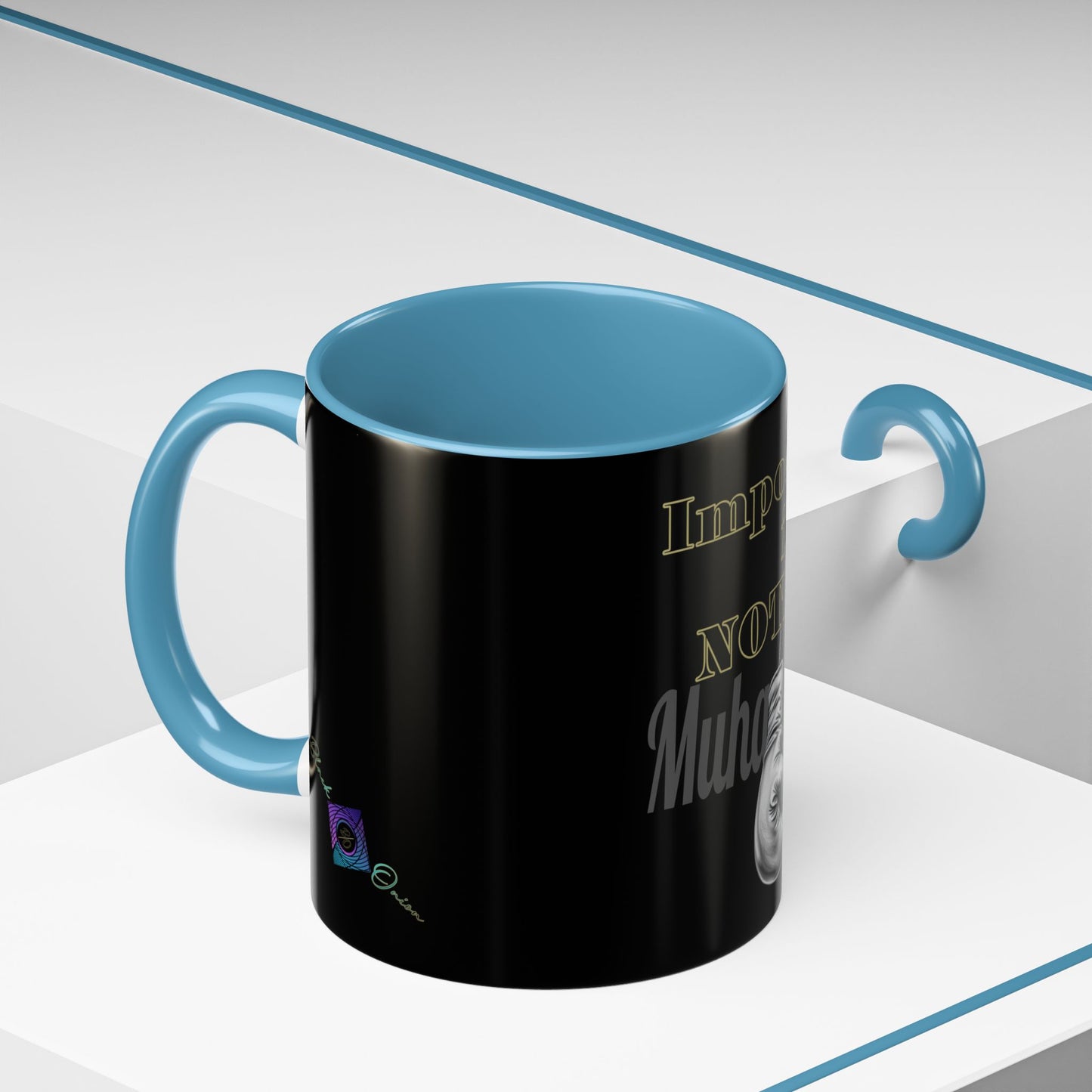 BlackOnion Coffee Mug 2 with Workout Motif ‘Impossible is NothingV2’🫵🔥💪