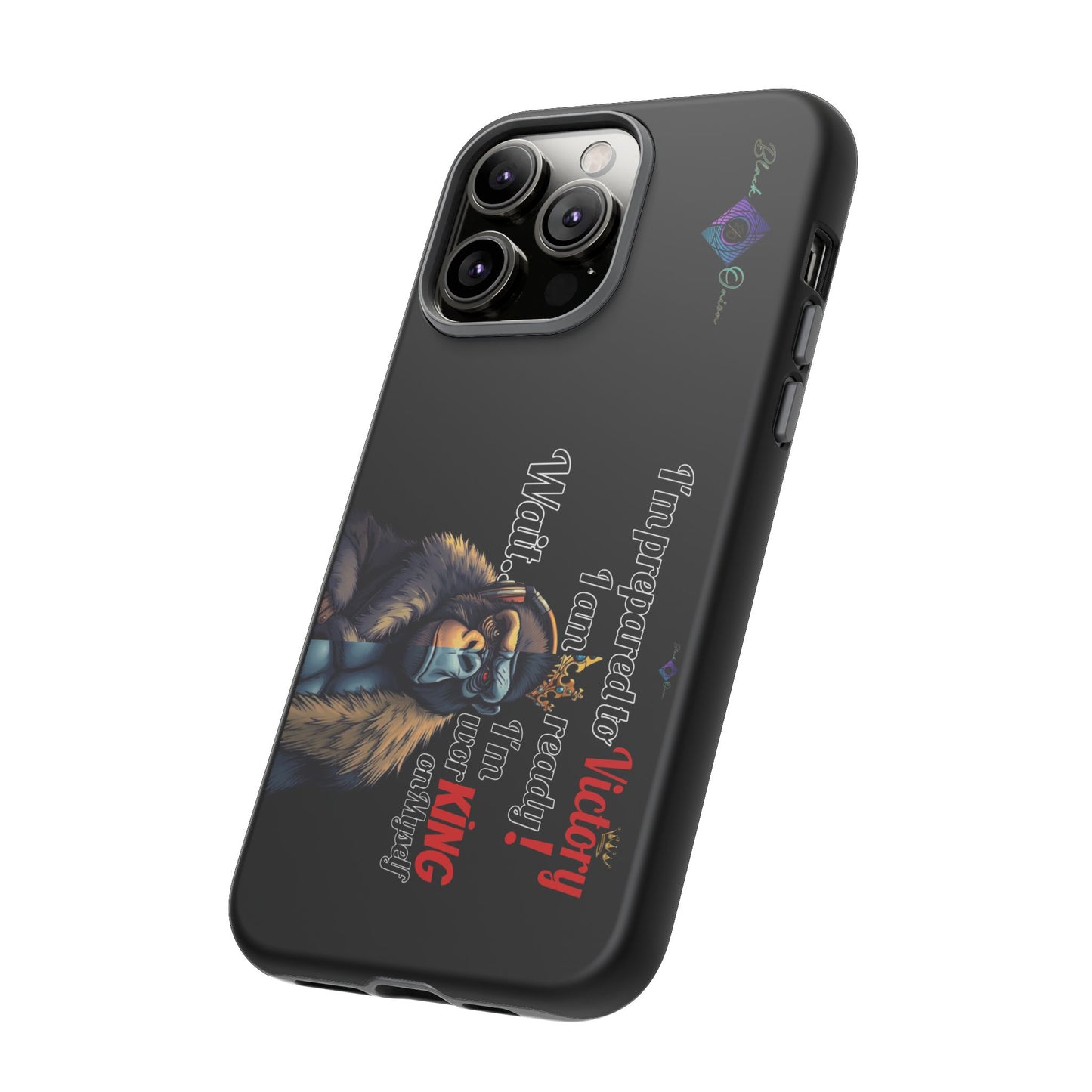 BlackOnion Brand New Phone Case - with Motivational Workout Motif’Victory 👑‘💪🔥🫵