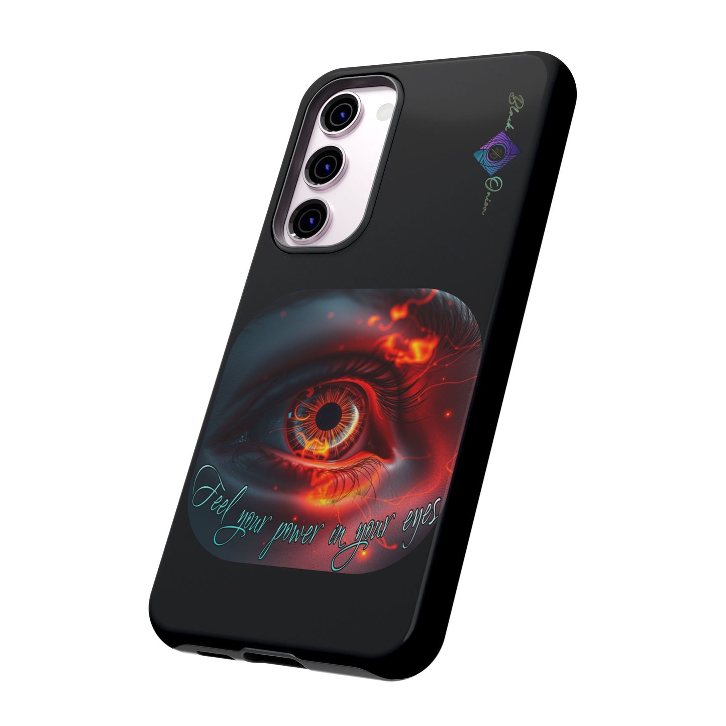 BlackOnion Brand New Phone Case - with Motivational Workout Motif ’Feel your power ‘💪🔥🫵