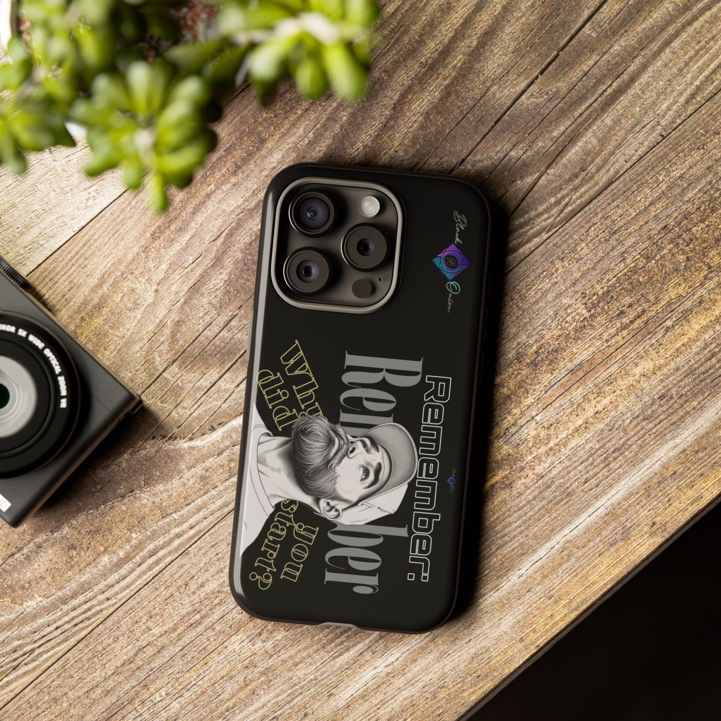 BlackOnion Brand New Phone Case - with Motivational Workout Motif’Remember ‘💪🔥🫵