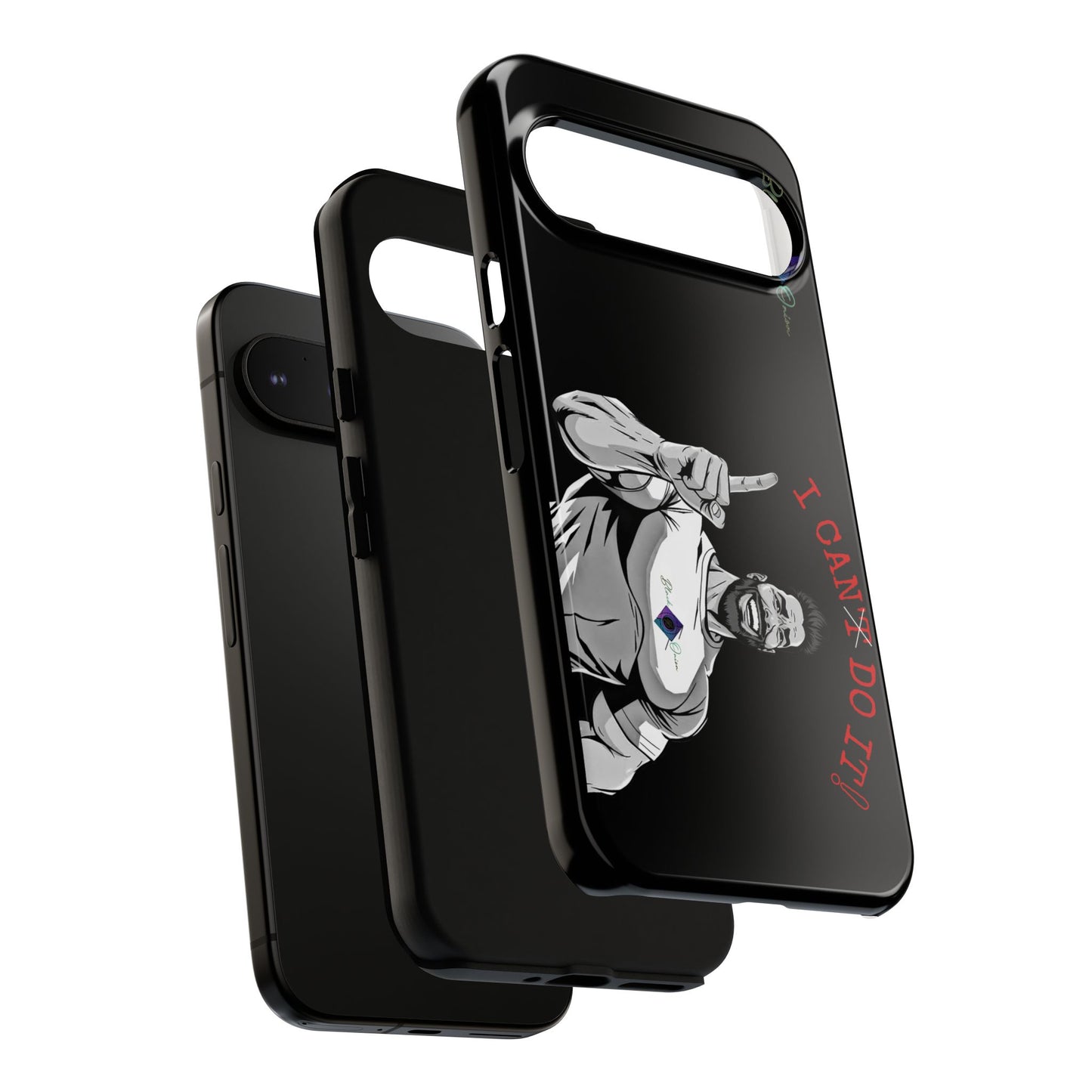 BlackOnion Brand New Phone Case - with Motivational Workout Motif’I Can Do It ‘💪🔥🫵